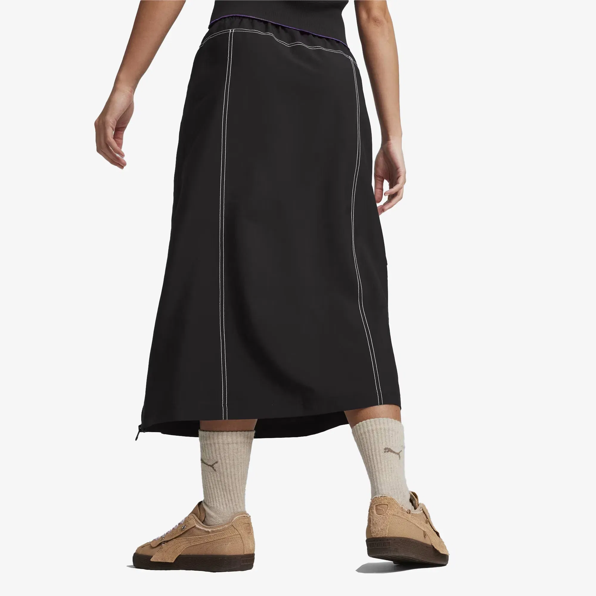 Puma X-GIRL MIDI SKIRT { BLACK