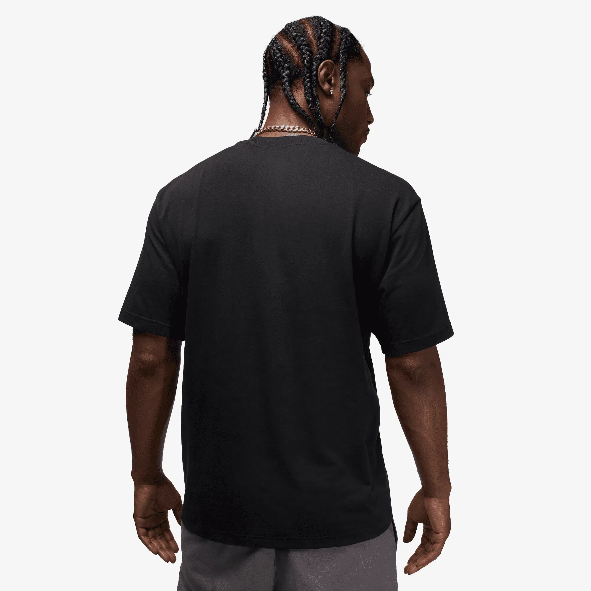 JORDAN BROOKLYN REALTREE JUMPMAN T-SHIRT { BLACK/SAIL
