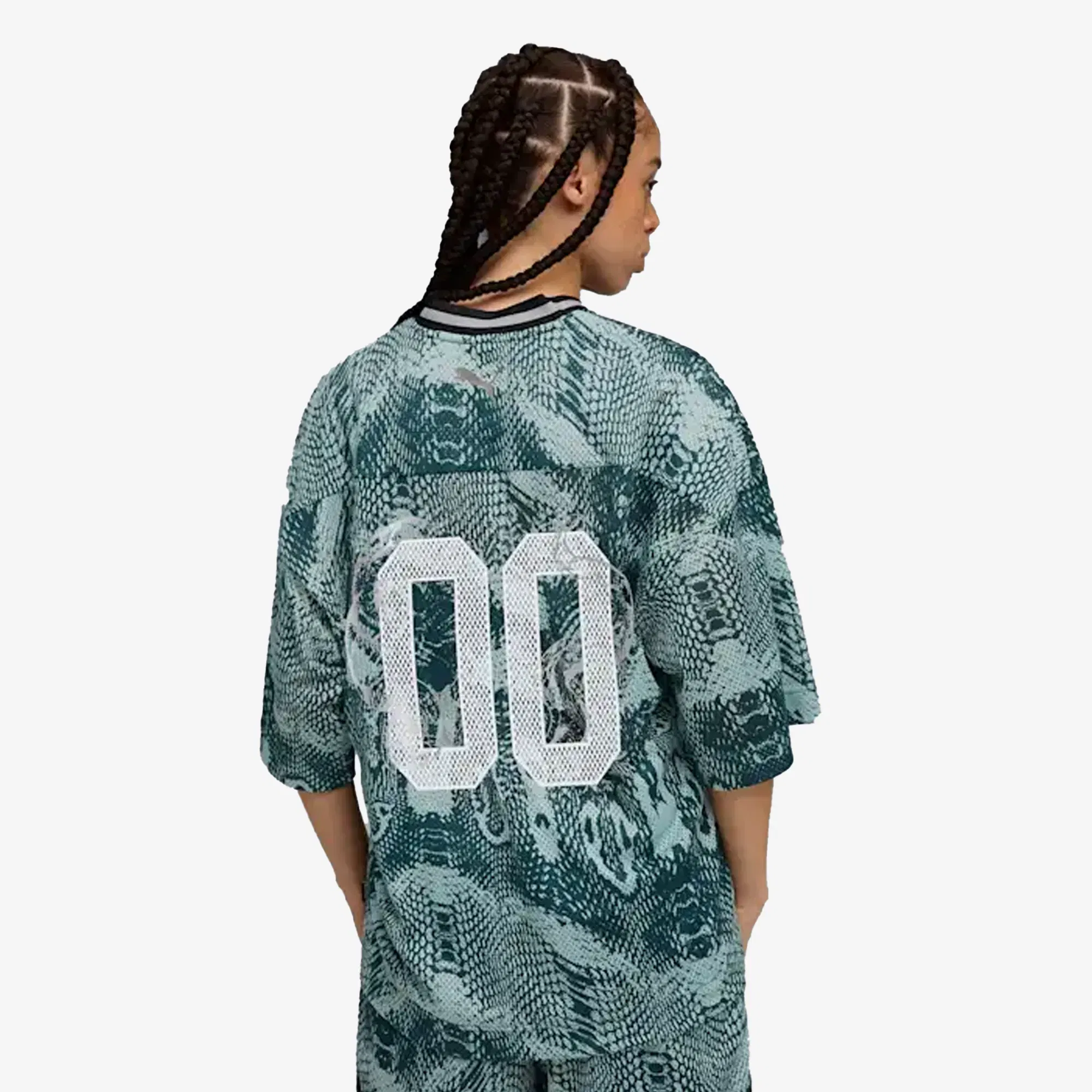 PUMA HOOPS x HARRY POTTER BASKETBALL JERSEY { GREEN TERRAIN-AOP