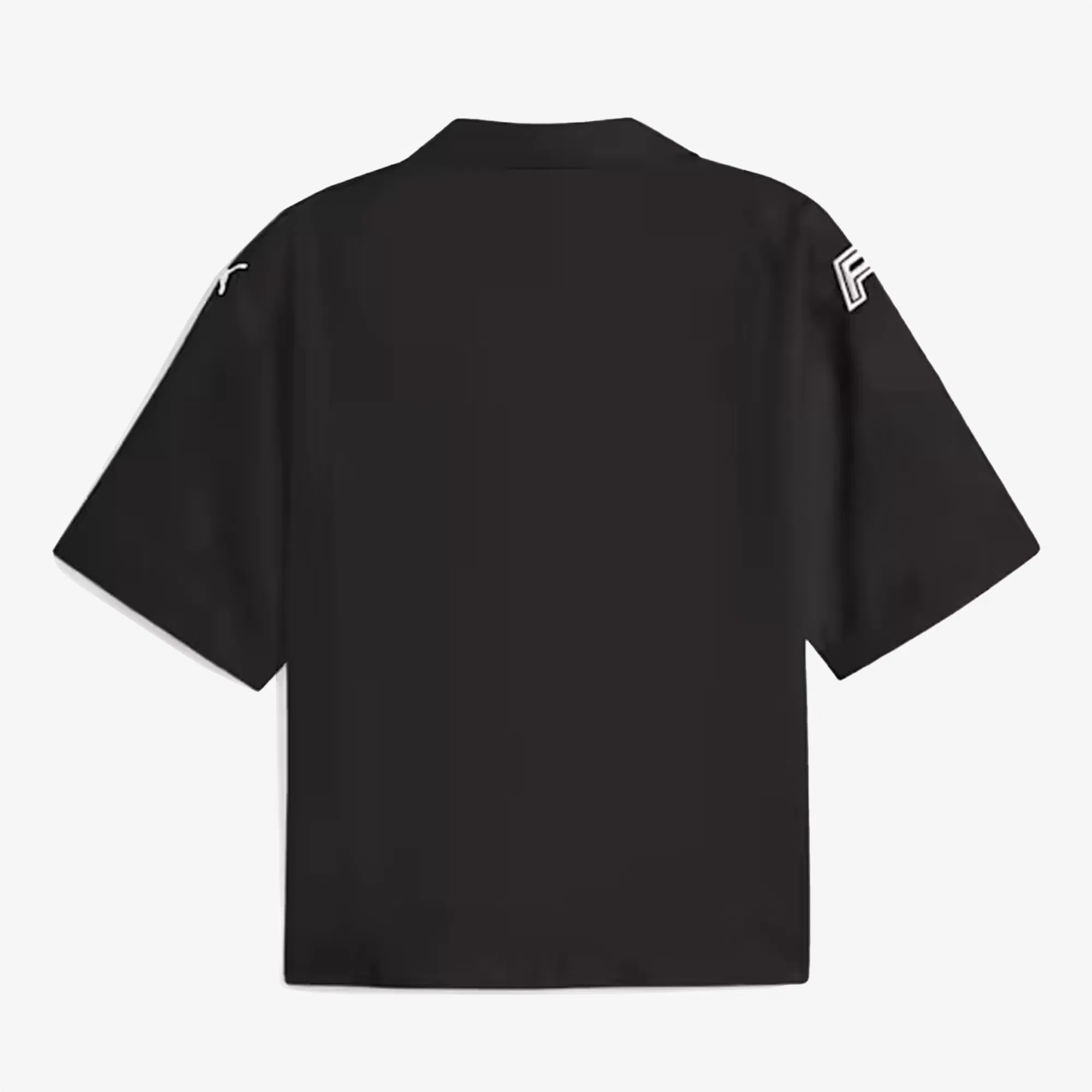 PUMA FUTURE ARCHIVE GRAPHIC EMBROIDERED SHIRT { BLACK
