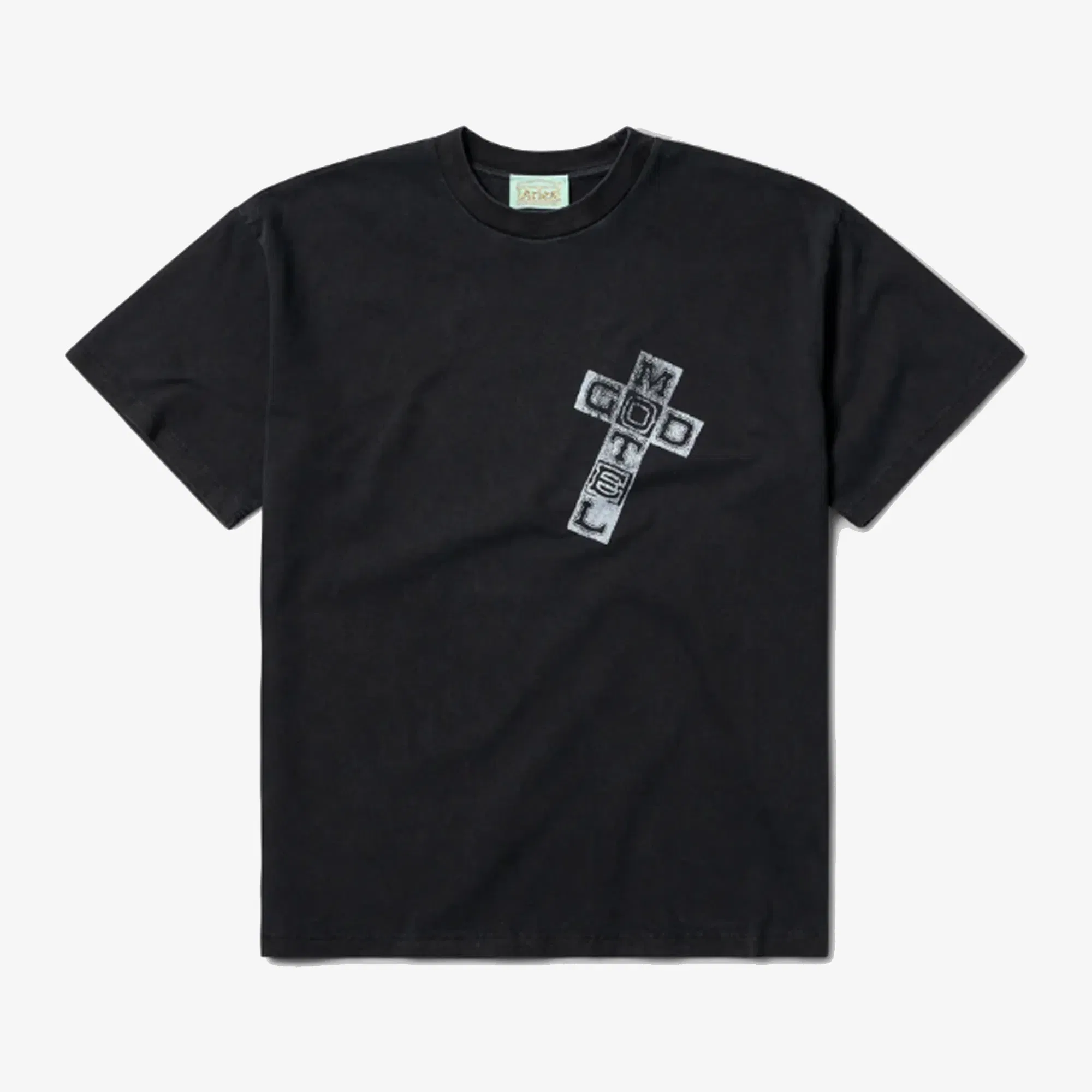 Aries FADED GOD TOWN SS T-Shirt { BLACK