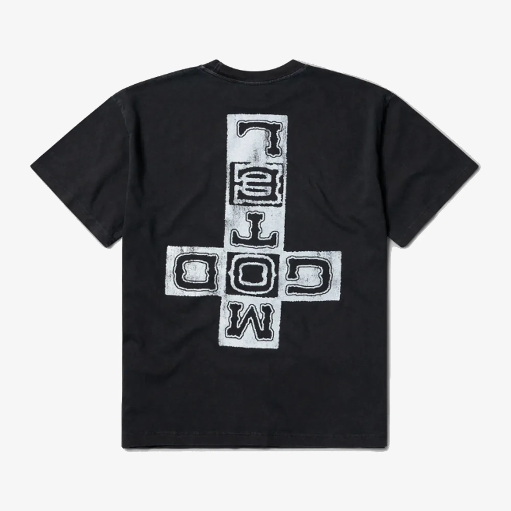 Aries FADED GOD TOWN SS T-Shirt { BLACK