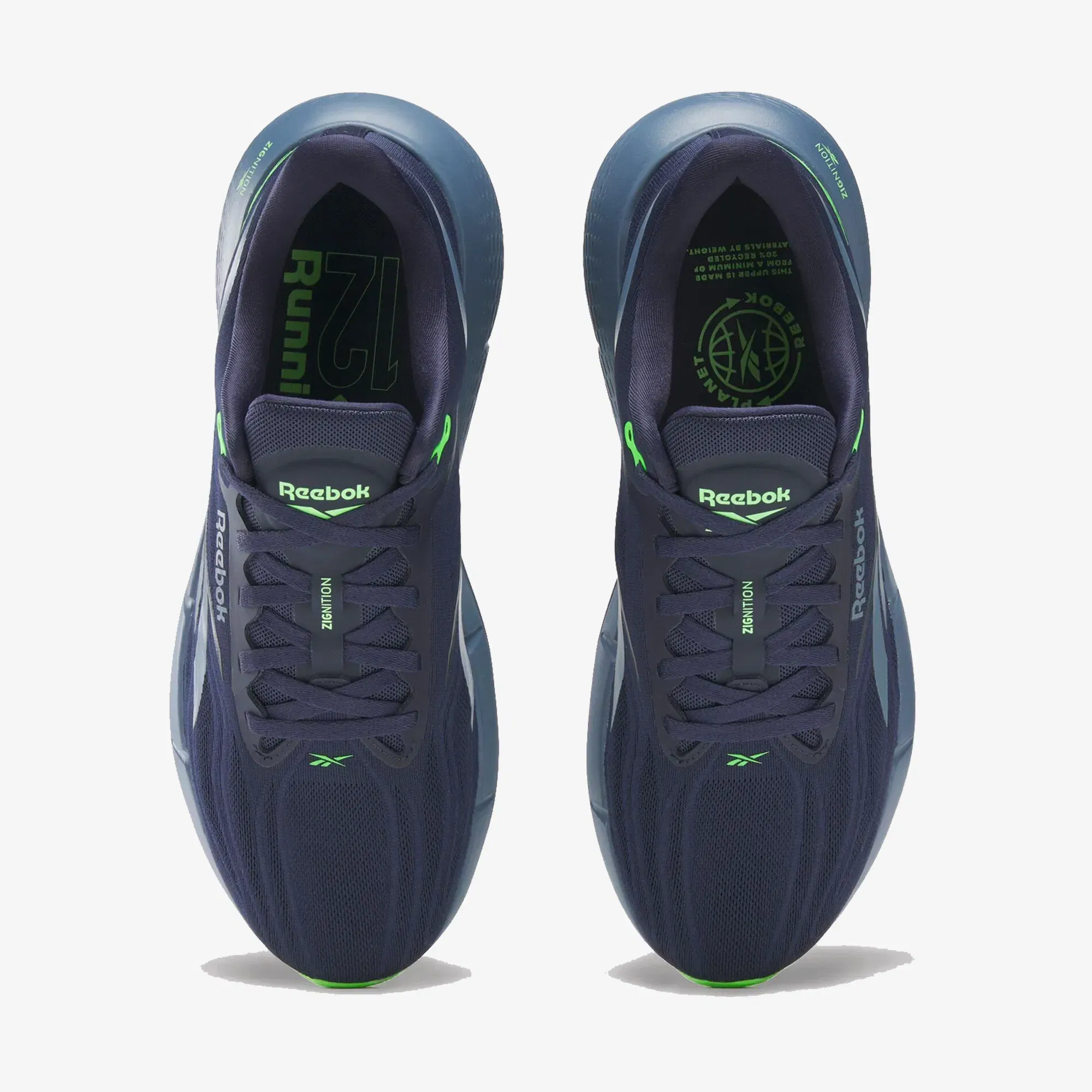Reebok ZIGNITION { VECTOR NAVY/SHADOW/SOLAR LIME