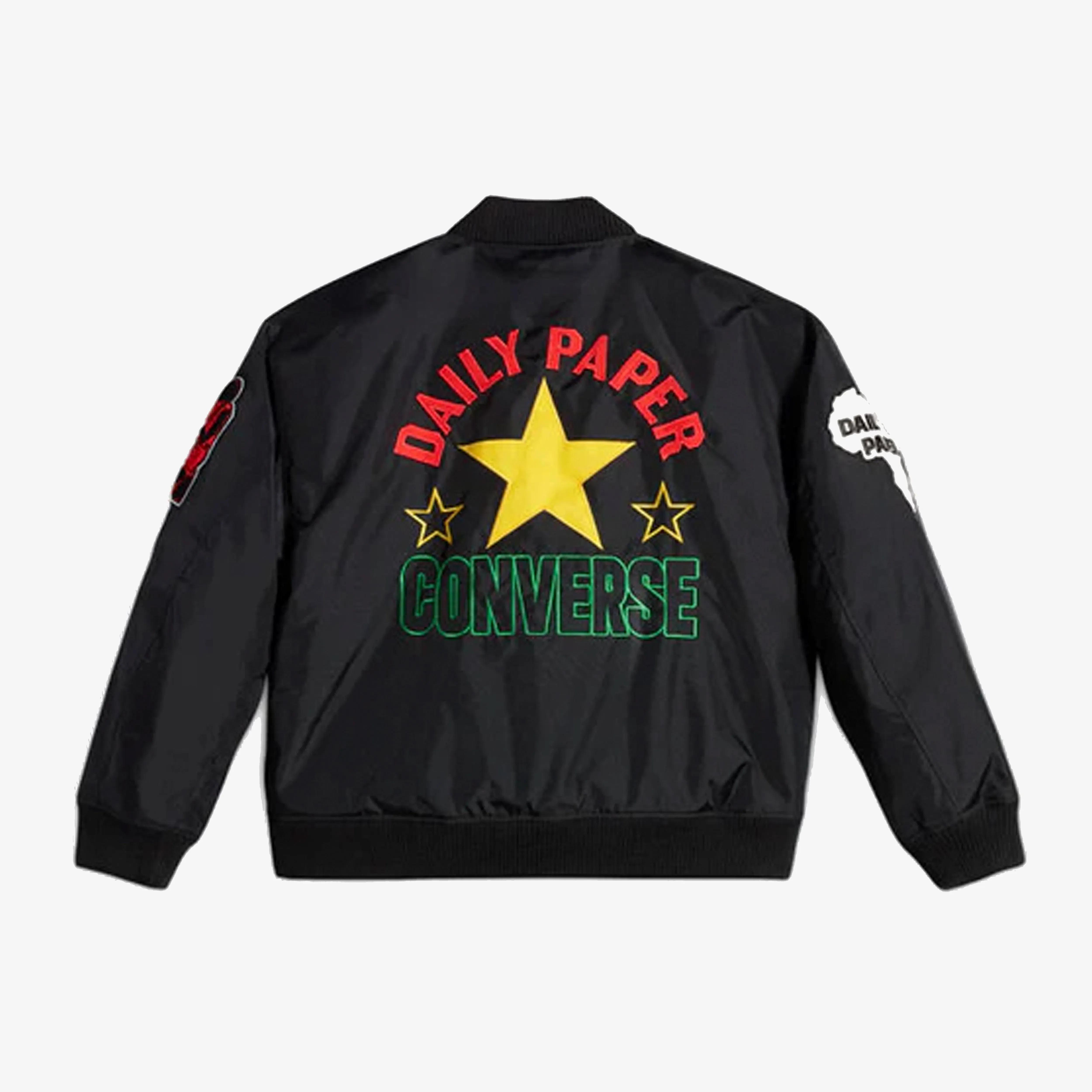 Converse X DAILY PAPER STADIUM JACKET { BLACK