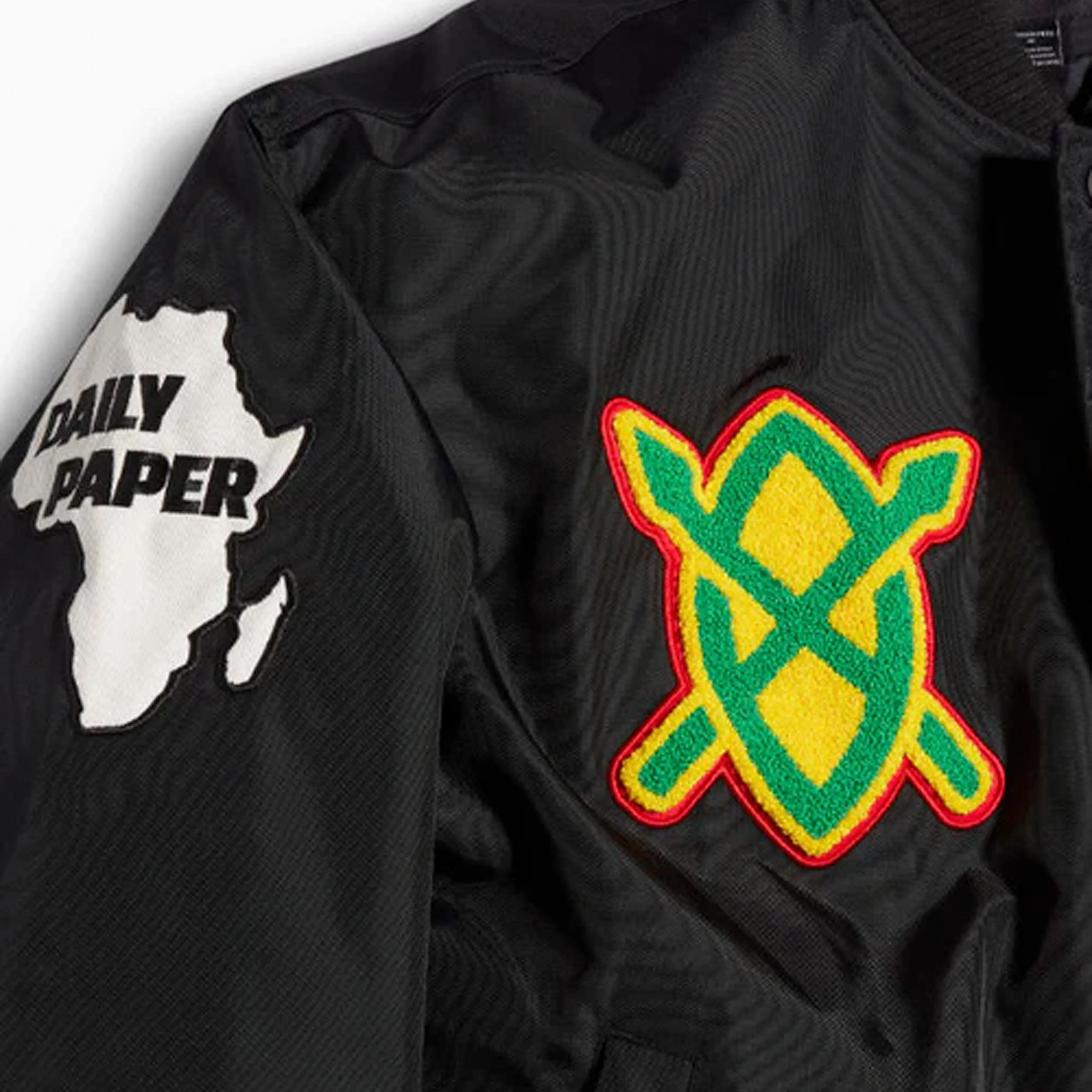 Converse X DAILY PAPER STADIUM JACKET { BLACK