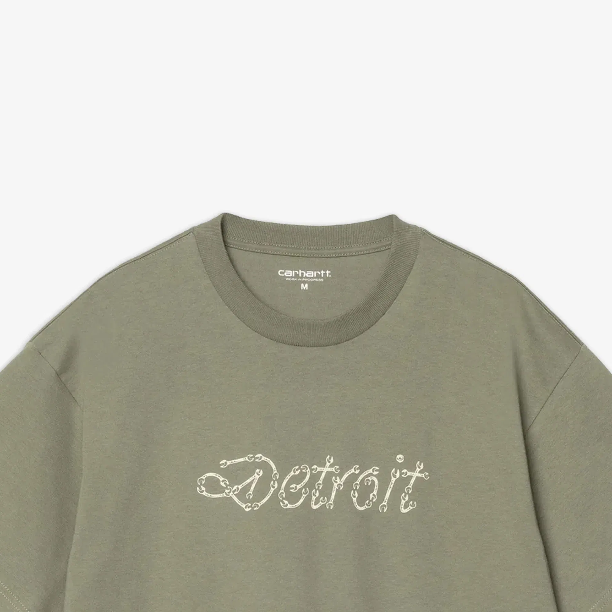 Carhartt S/S PEACE AND WORK T-SHIRT { DOLLAR GREEN/NATURAL