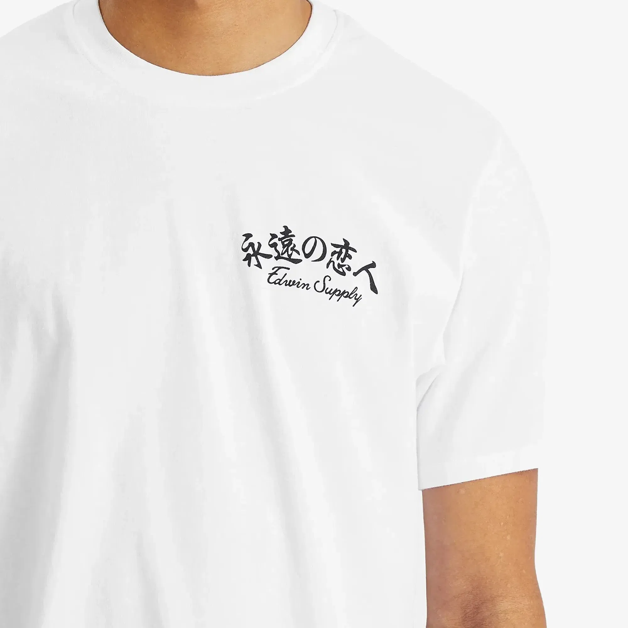 EDWIN FOREVER LOVER T-SHIRT { WHITE