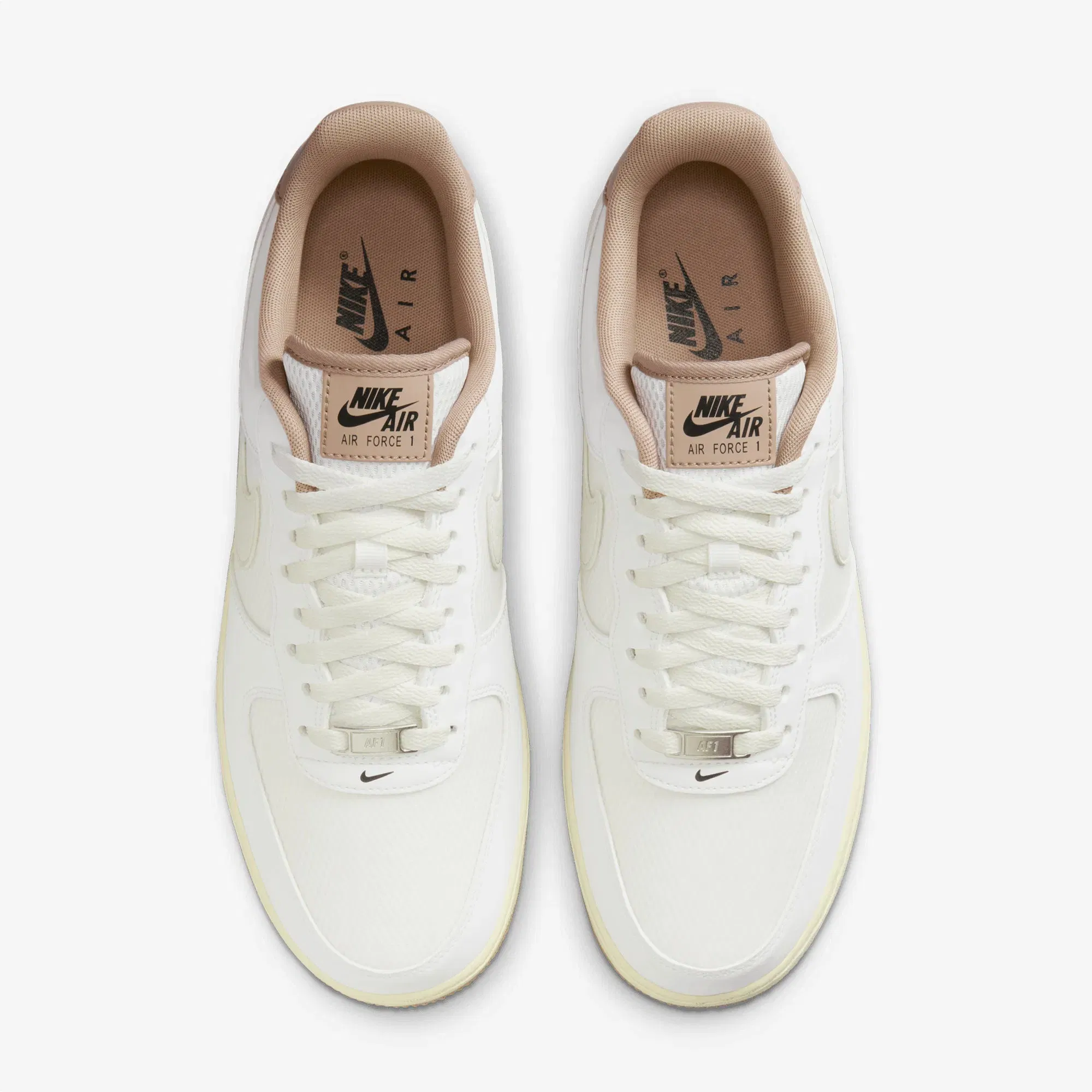 NIKE AIR FORCE 1'07 LV8 { SUMMIT WHITE/SUMMIT WHITE-KHAKI