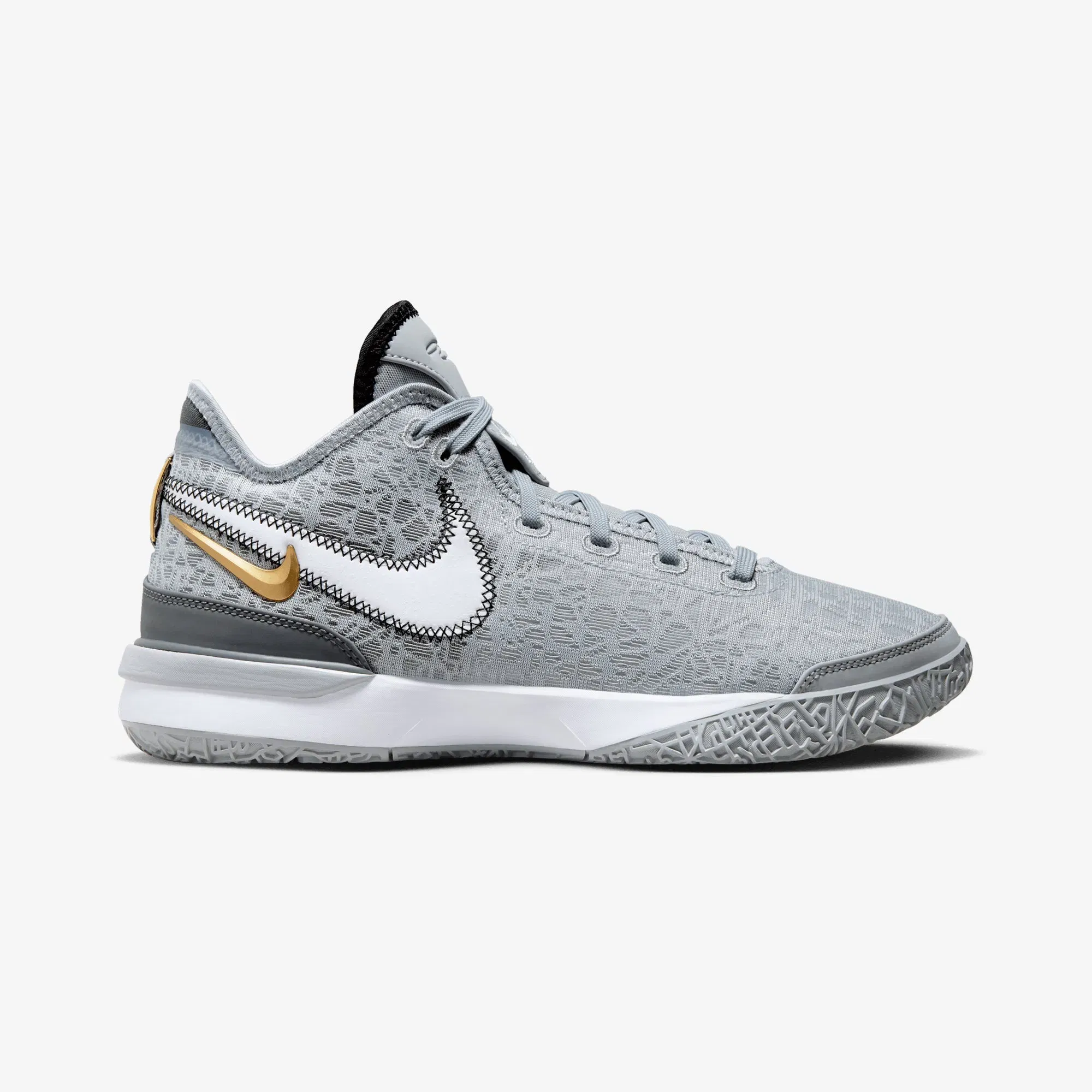 NIKE LEBRON NXXT GEN { WOLF GREY/WHITE-IRON GREY-BLACK