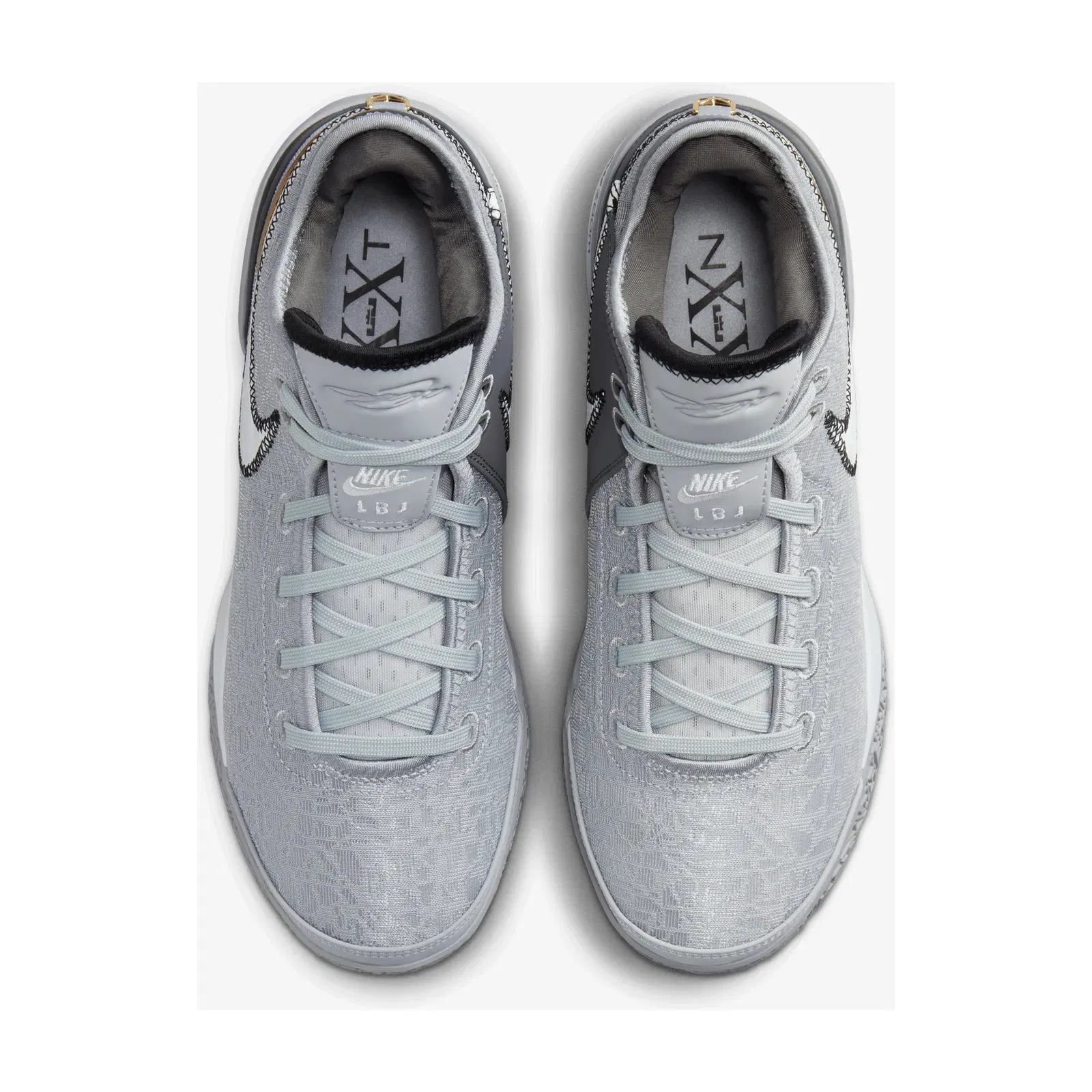 NIKE LEBRON NXXT GEN { WOLF GREY/WHITE-IRON GREY-BLACK