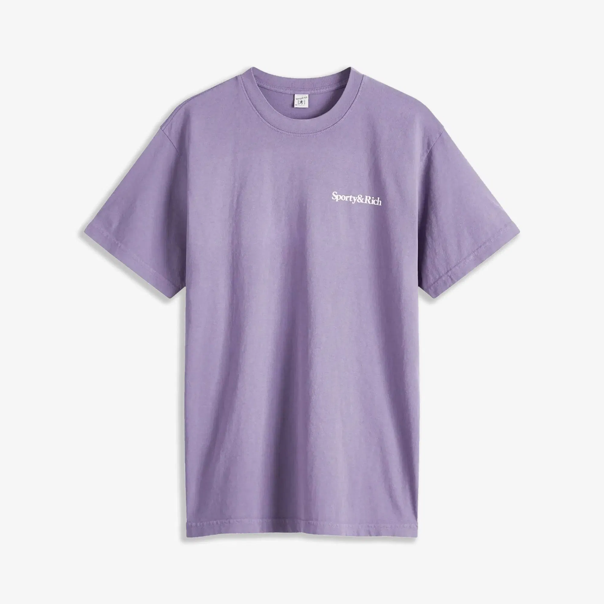 SPORTY & RICH HEALTH IS WEALTH T-SHIRT { PURPLE