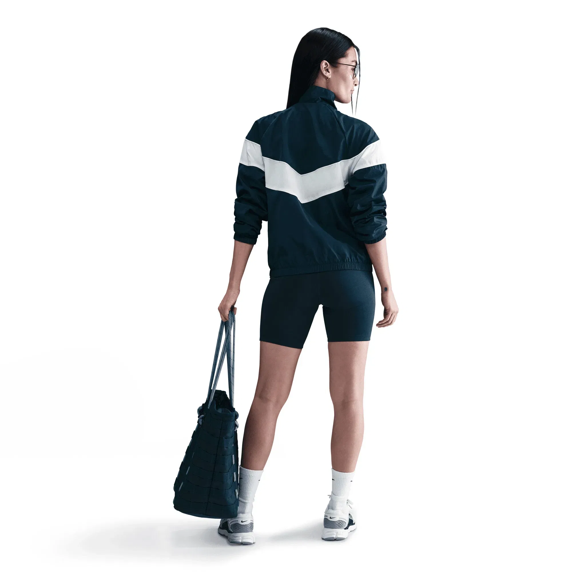 NIKE WINDRUNNER UV WOVEN FULL-ZIP JACKET { ARMORY NAVY/SAIL/WHITE