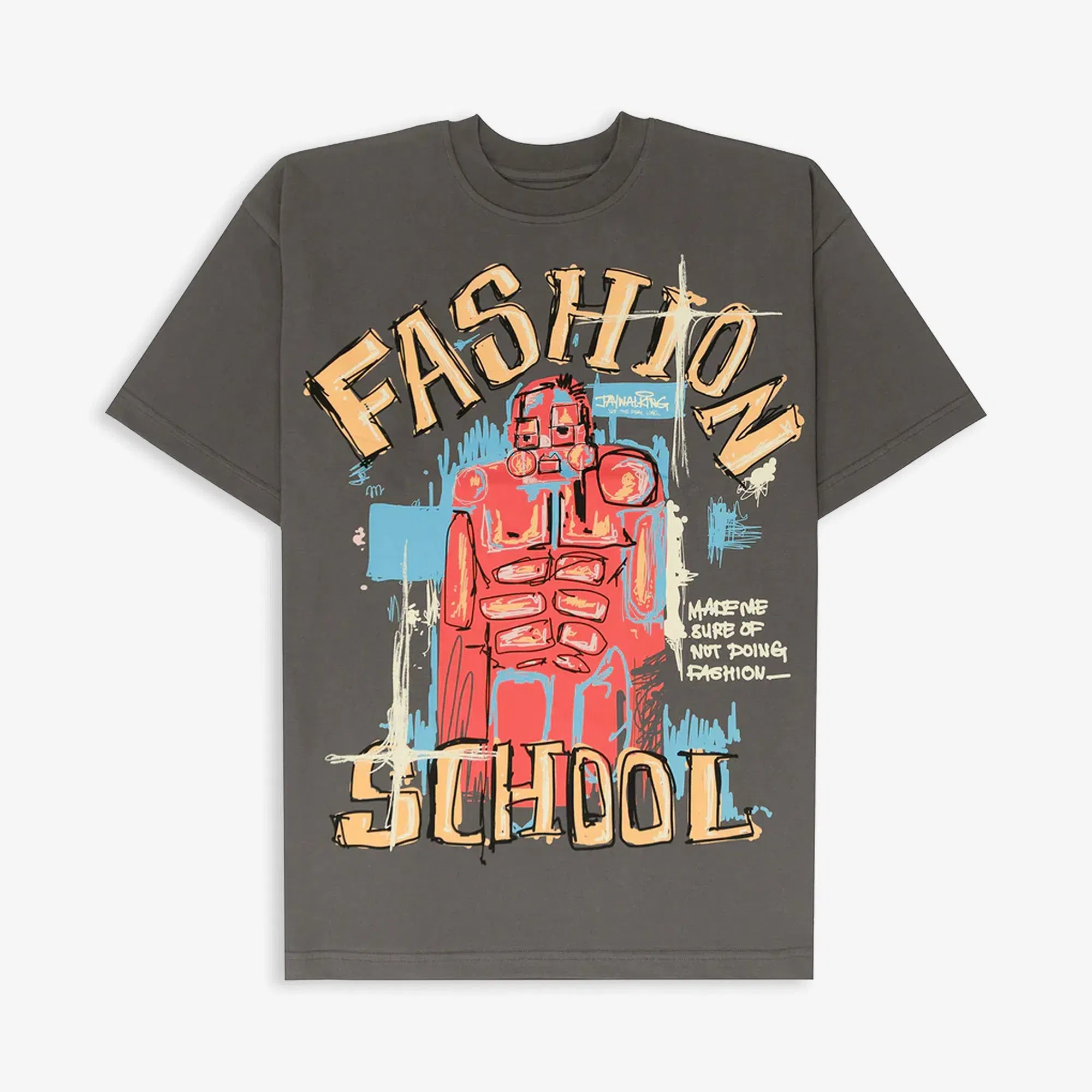 JAYWALKING FASHION SCHOOL 2.0 T-SHIRT { GREY