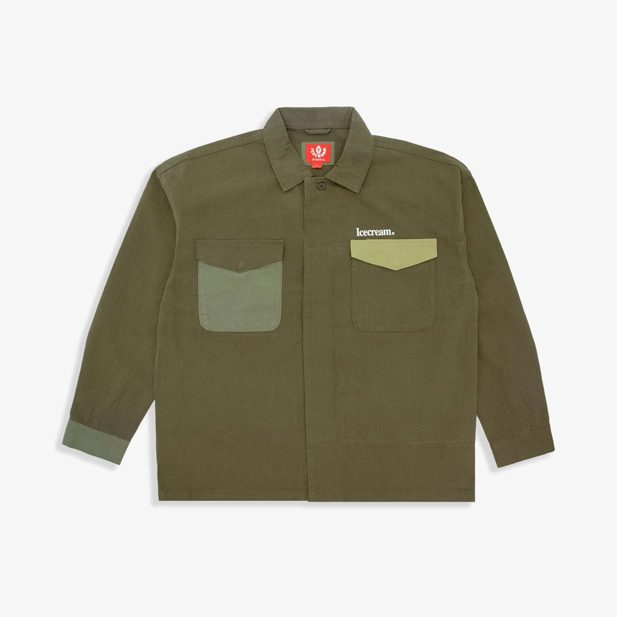 Icecream CORD JACKET { FERN