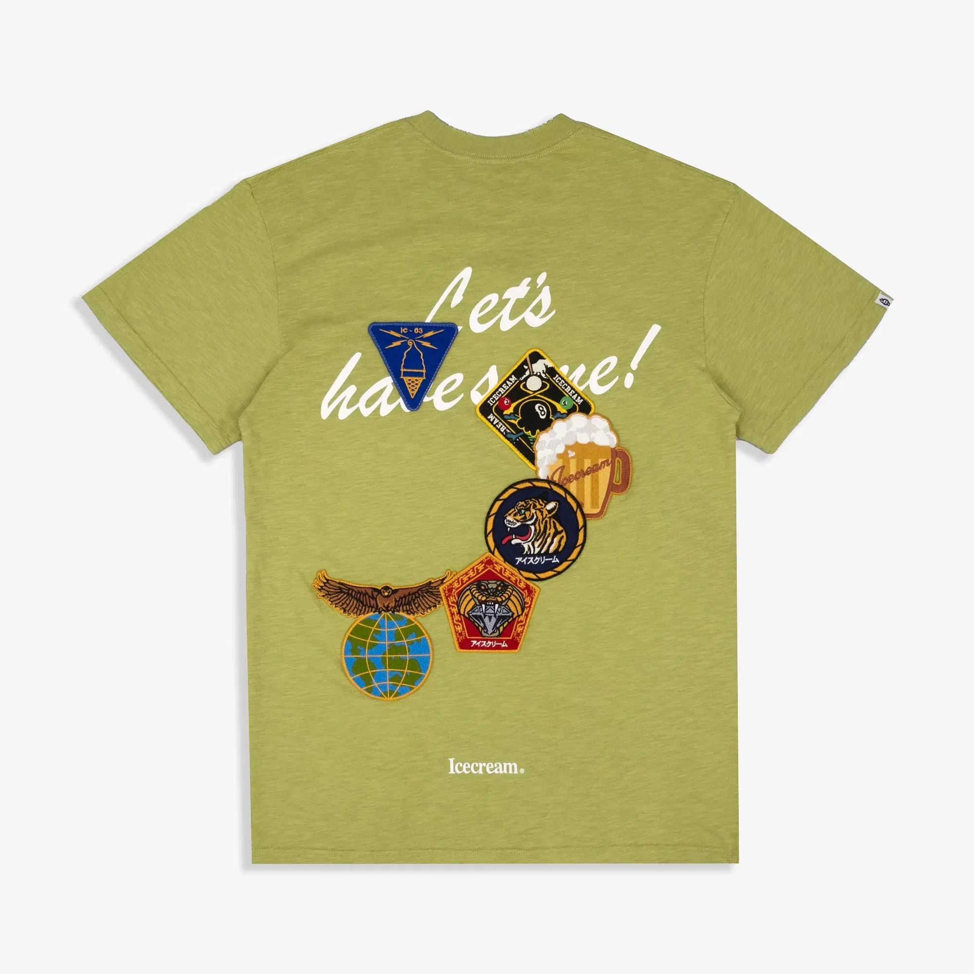 Icecream PATCHES S/S KNIT { FERN
