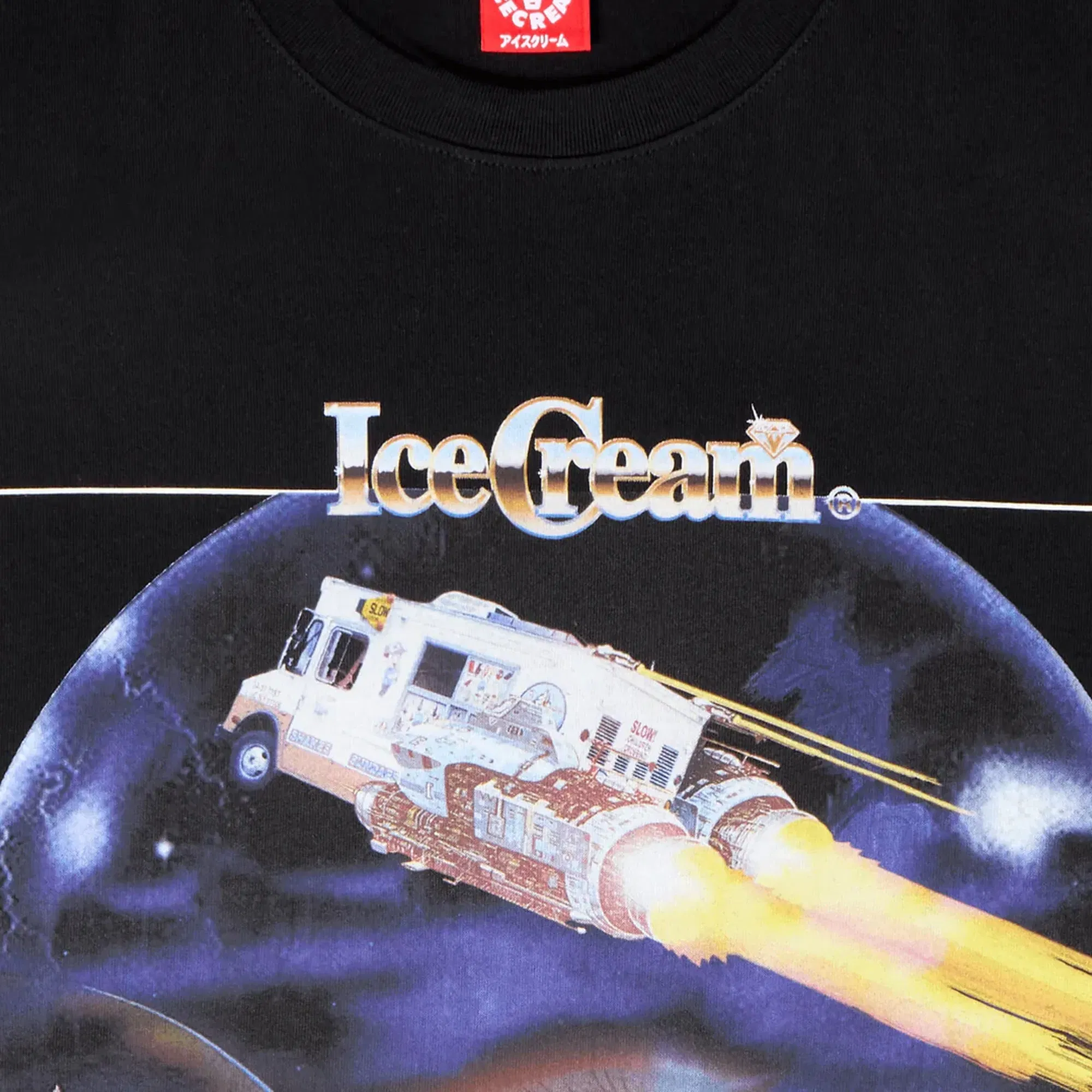 Icecream STAR CONES S/S T-Shirt { BLACK