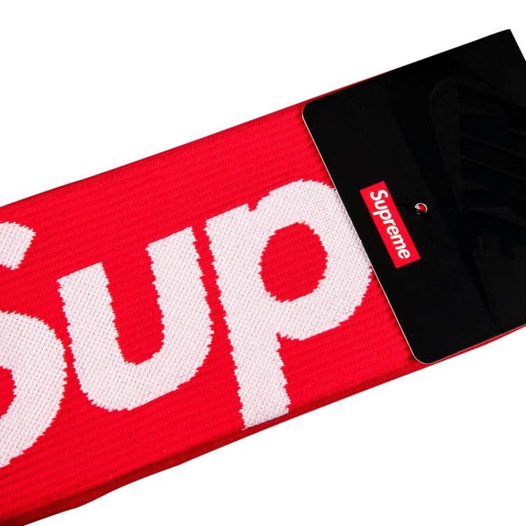 Supreme x Nike Lightweight Crew Socks Red