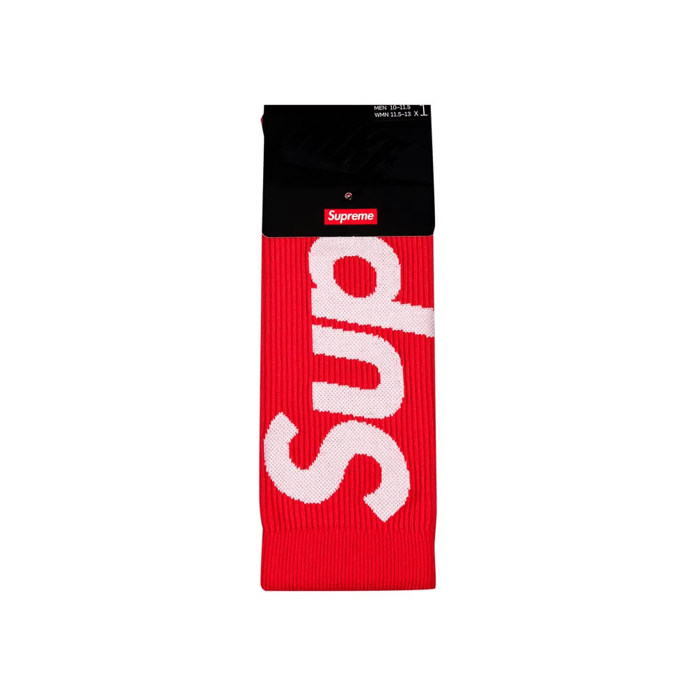 Supreme x Nike Lightweight Crew Socks Red