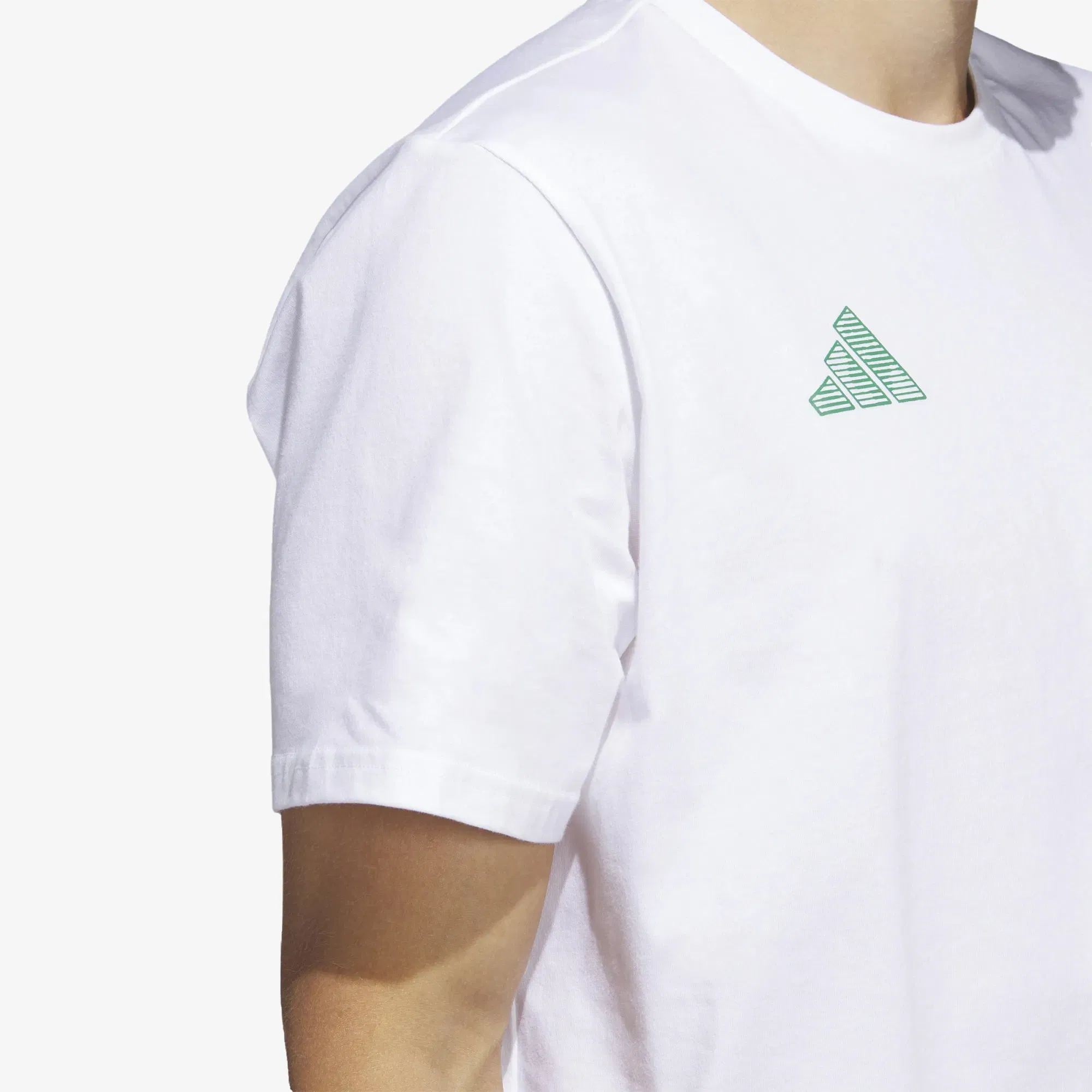 Adidas WORLDWIDE HOOPS CITY BASKETBALL GRAPHIC T-Shirt { WHITE