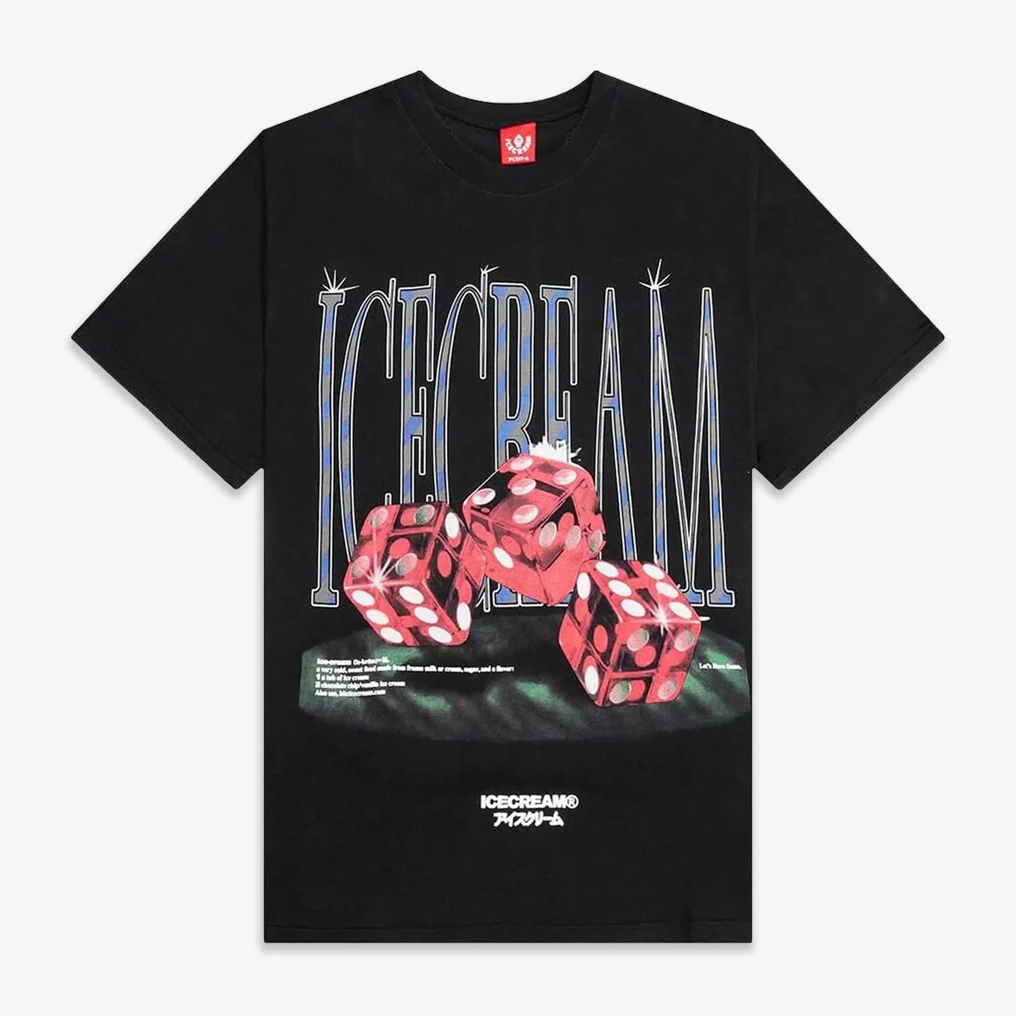 Icecream FEAR OF A RICH PLANET S/S T-Shirt { BLACK