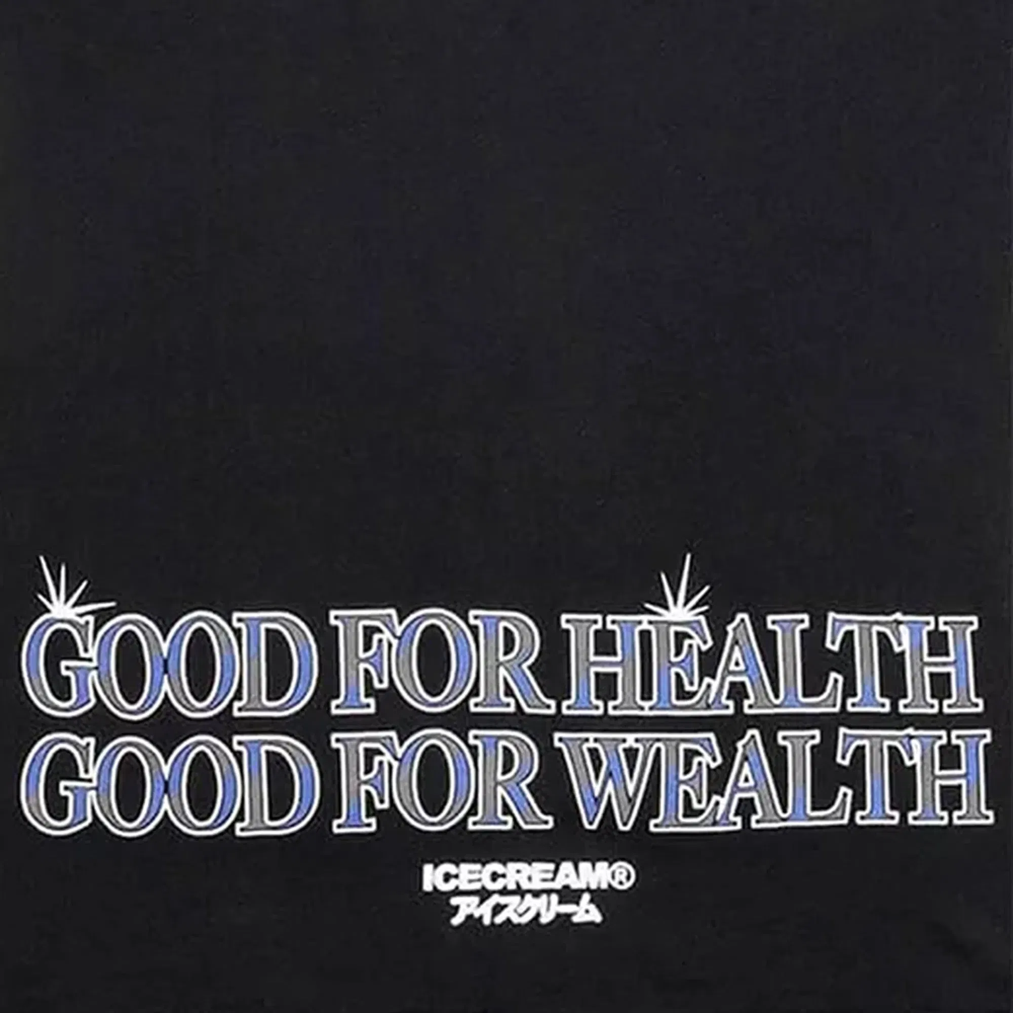 Icecream FEAR OF A RICH PLANET S/S T-Shirt { BLACK