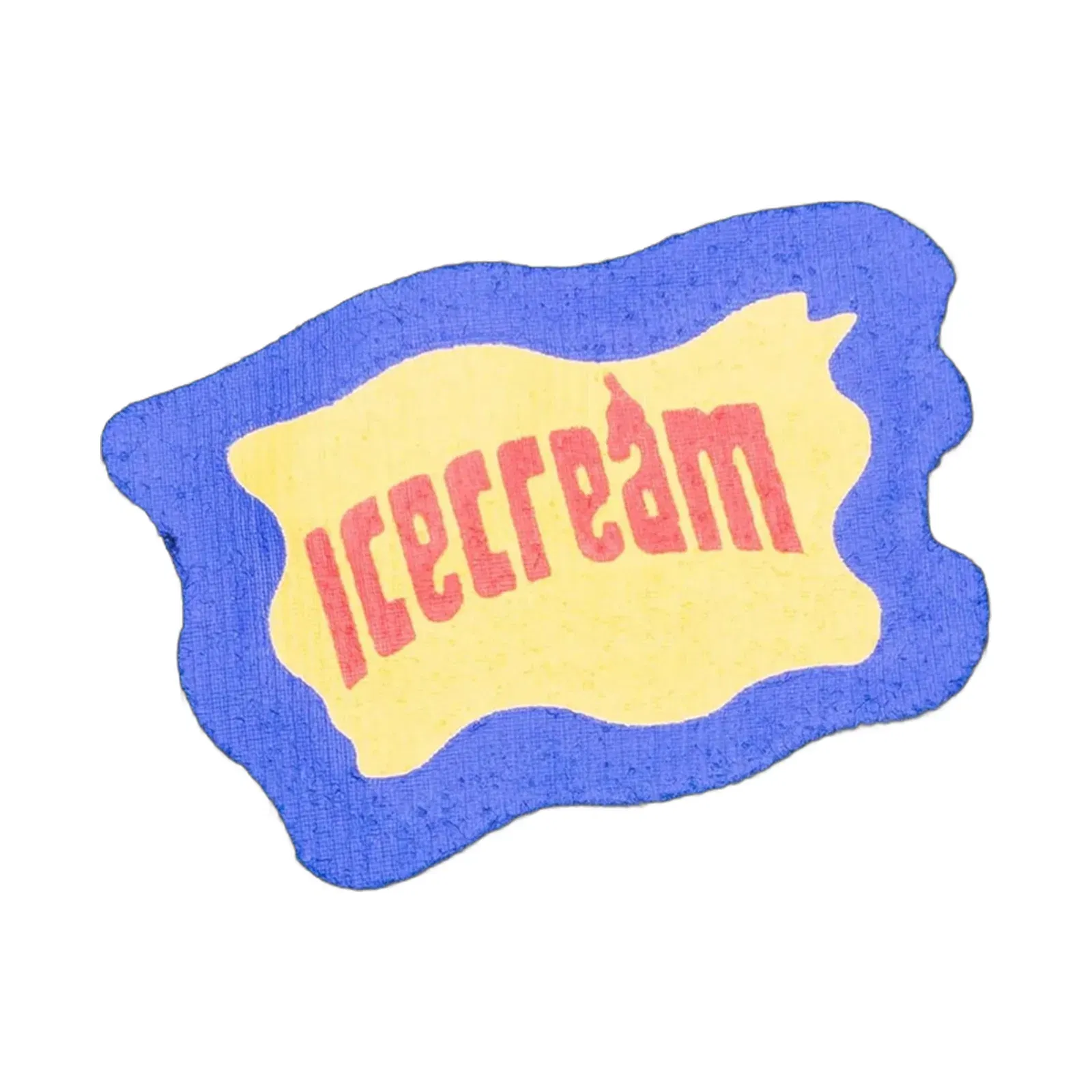 Icecream WORD S/S T-Shirt { BLACK