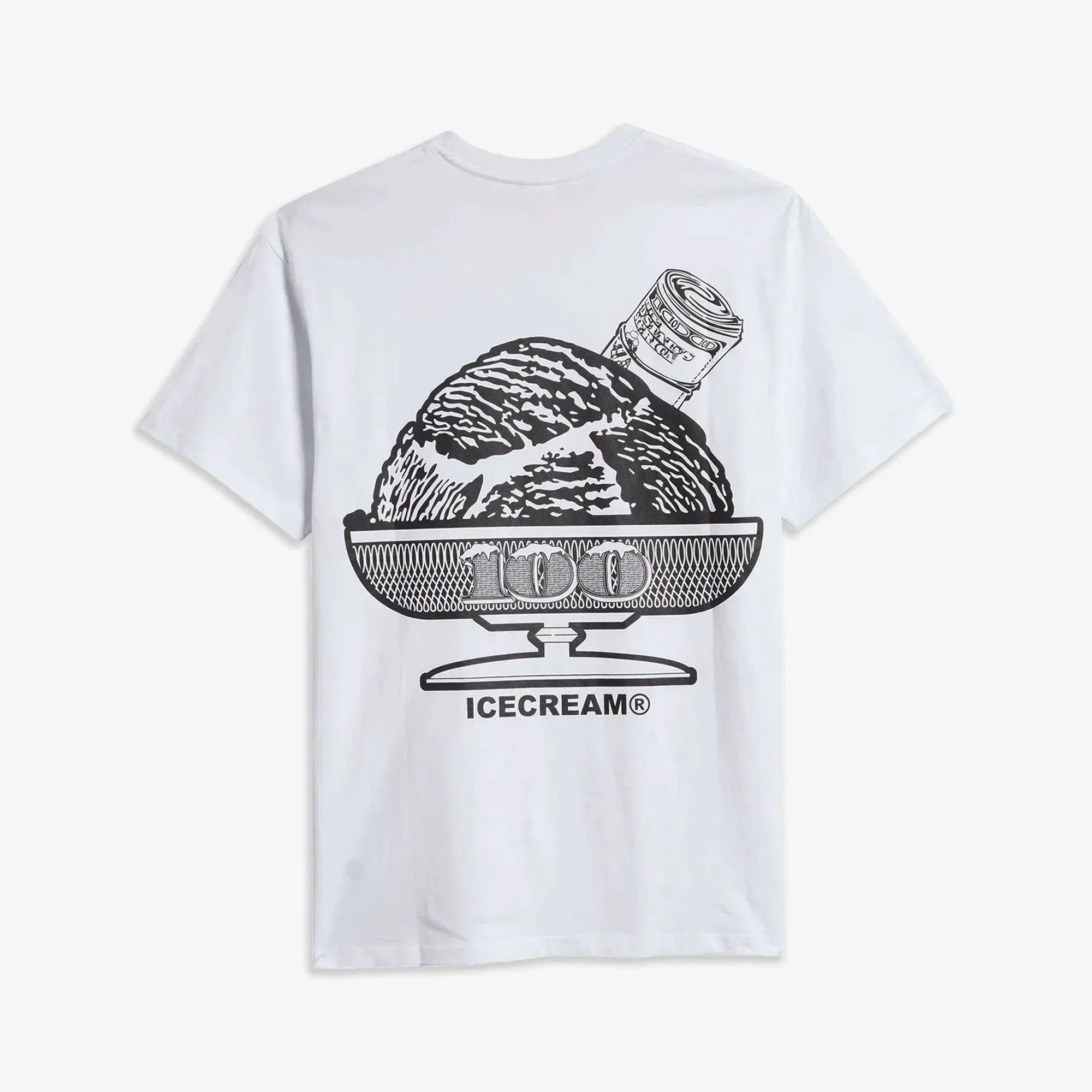 Icecream ROLL S/S T-Shirt { WHITE