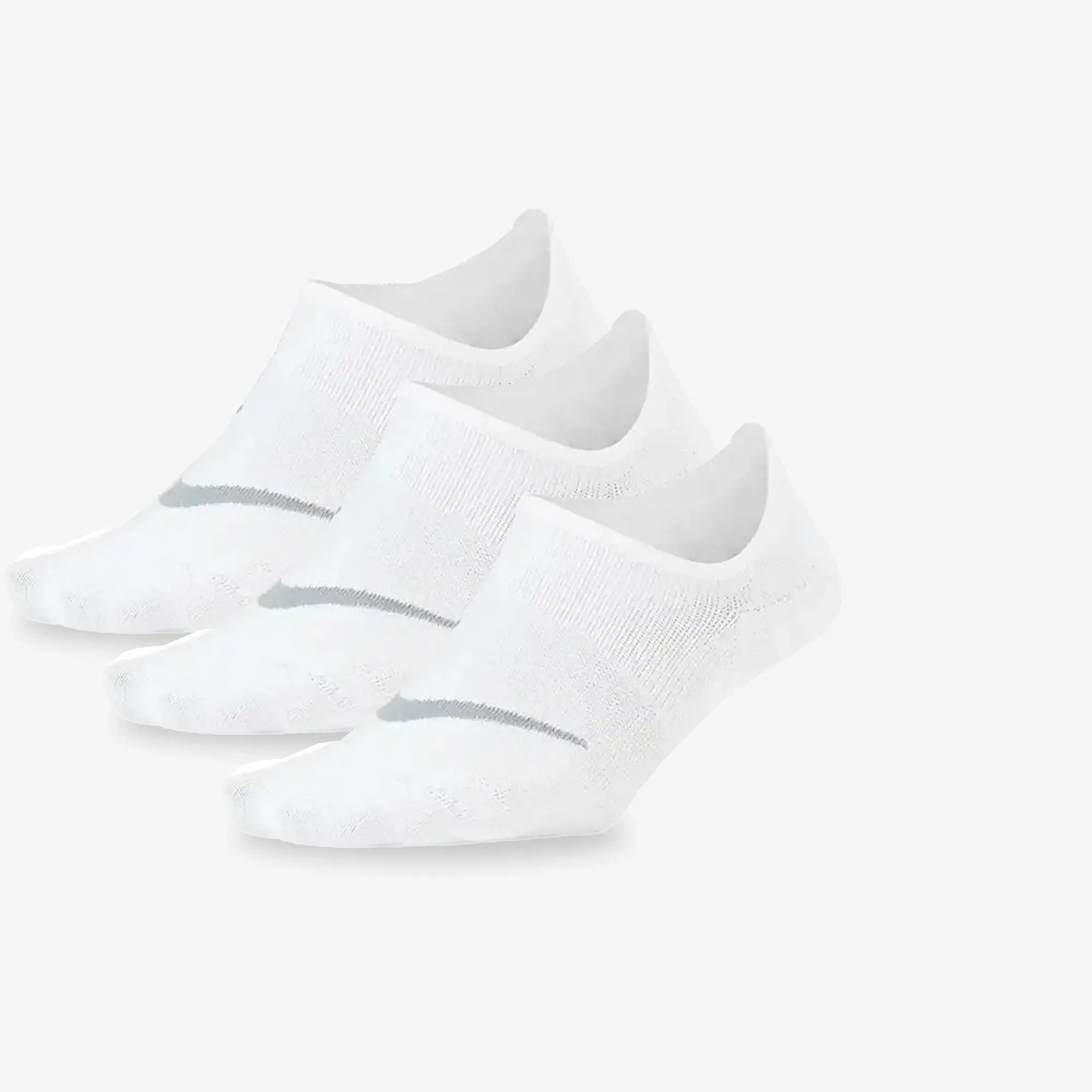 NIKE EVERYDAY PLUS LIGHTWEIGHT { WHITE/WOLF GREY