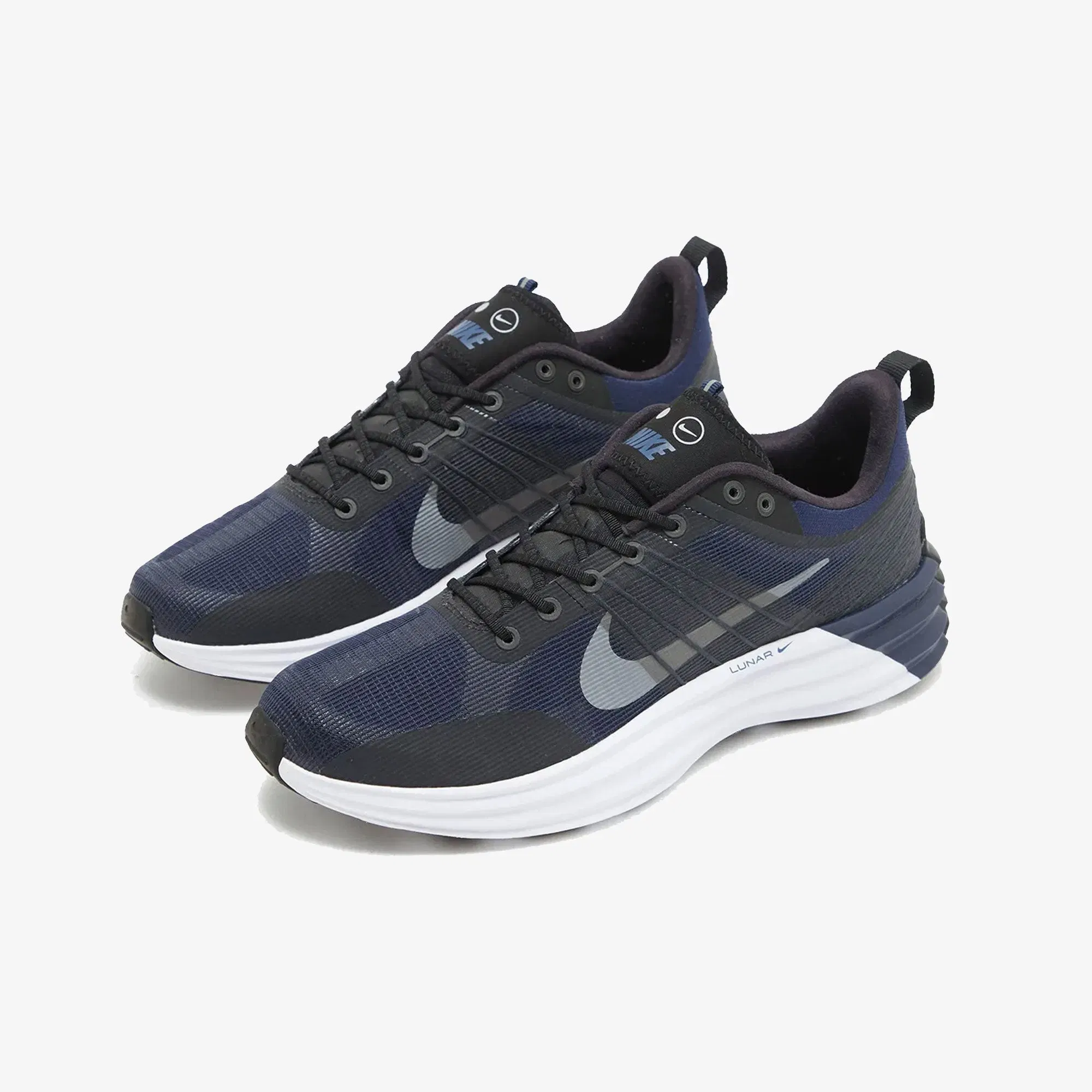 NIKE LUNAR ROAM { BLACK/REFLECT SILVER-MIDNIGHT NAVY-WHITE