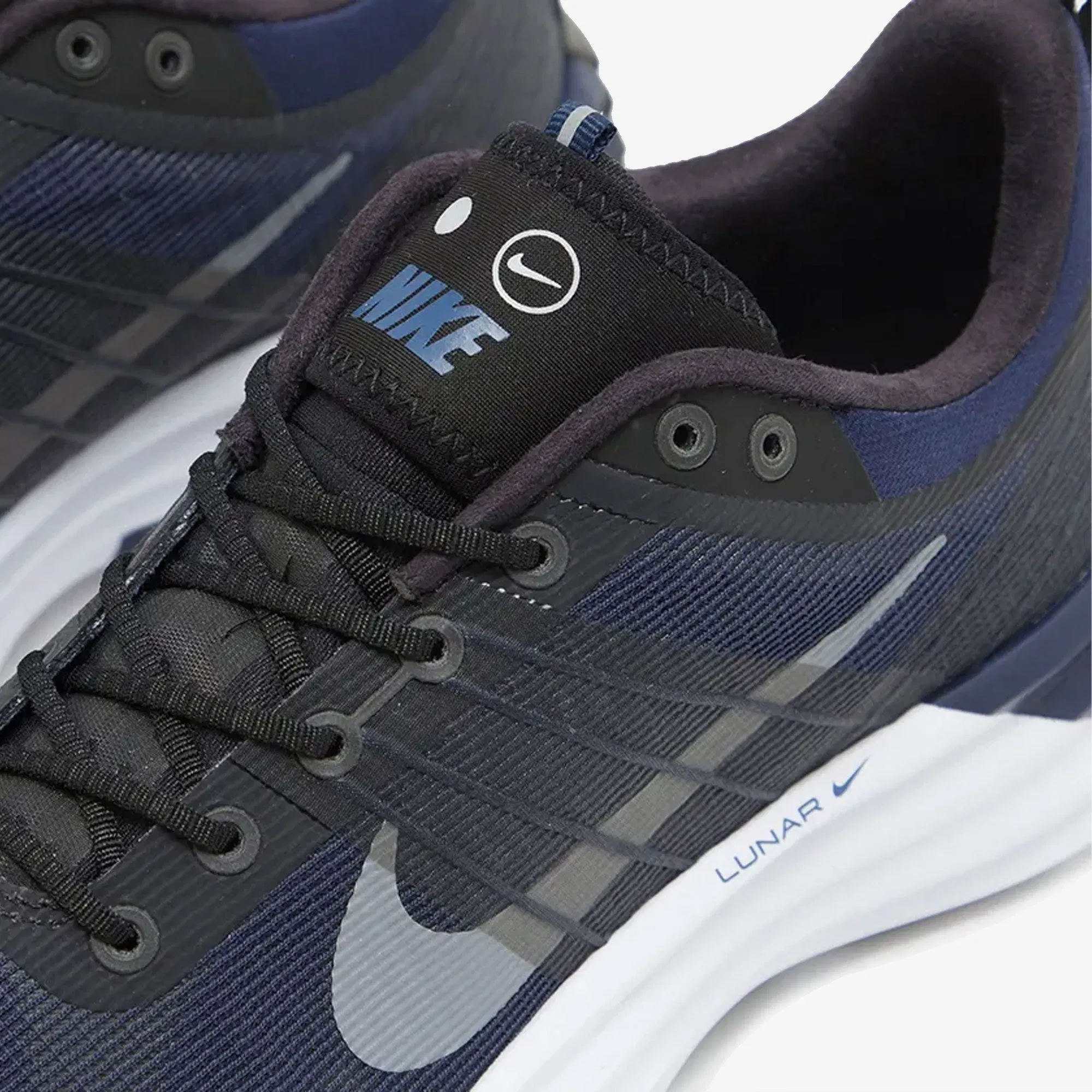NIKE LUNAR ROAM { BLACK/REFLECT SILVER-MIDNIGHT NAVY-WHITE