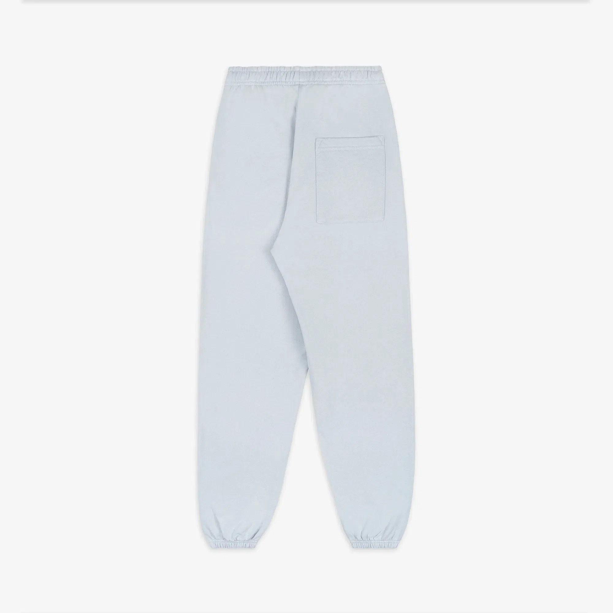 SPORTY & RICH SERIF LOGO SWEATPANT { BABY BLUE/WHITE