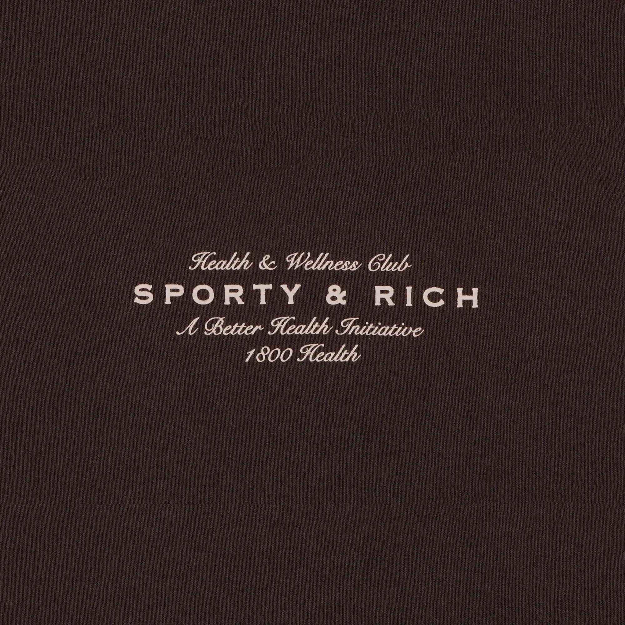 SPORTY & RICH 1800 HEALTH DISCO SHORT { CHOCOLATE/CREAM