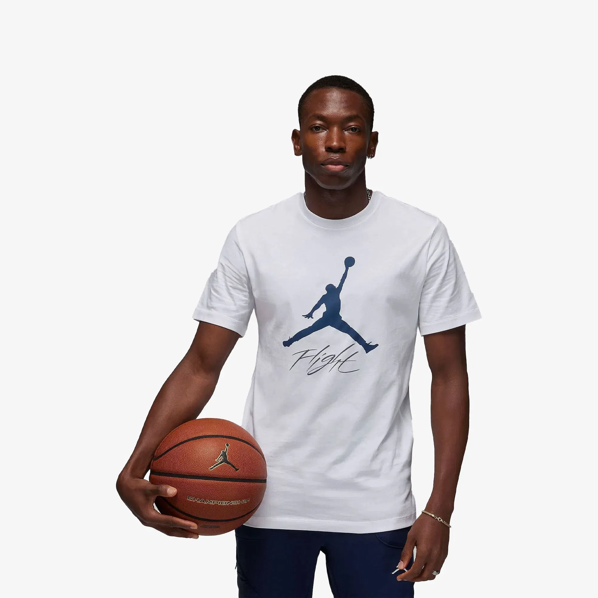 JORDAN JUMPMAN FLIGHT { WHITE/NAVY
