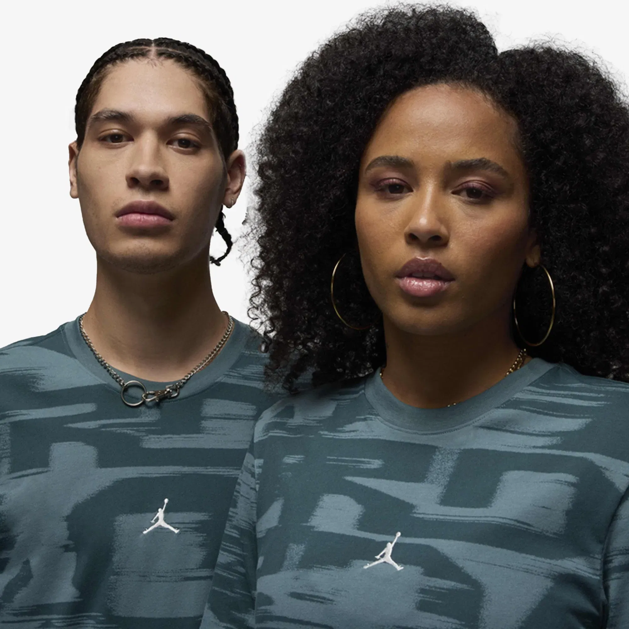 JORDAN MVP PRINTED T-SHIRT { MINERAL SLATE/SAIL