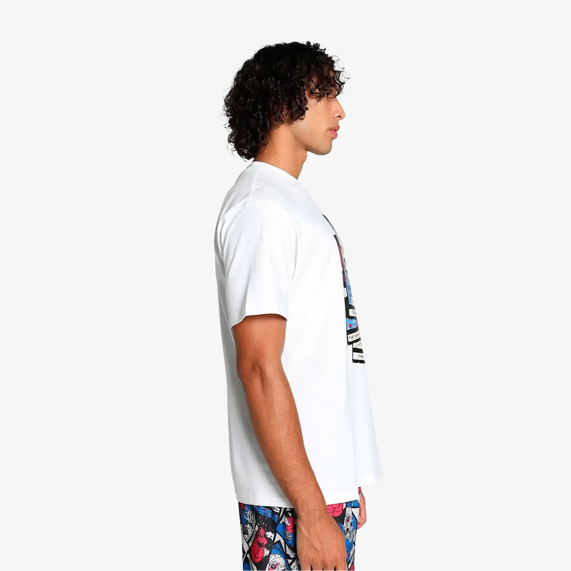 Puma HOOPS DECK BASKETBALL T-SHIRT { WHITE