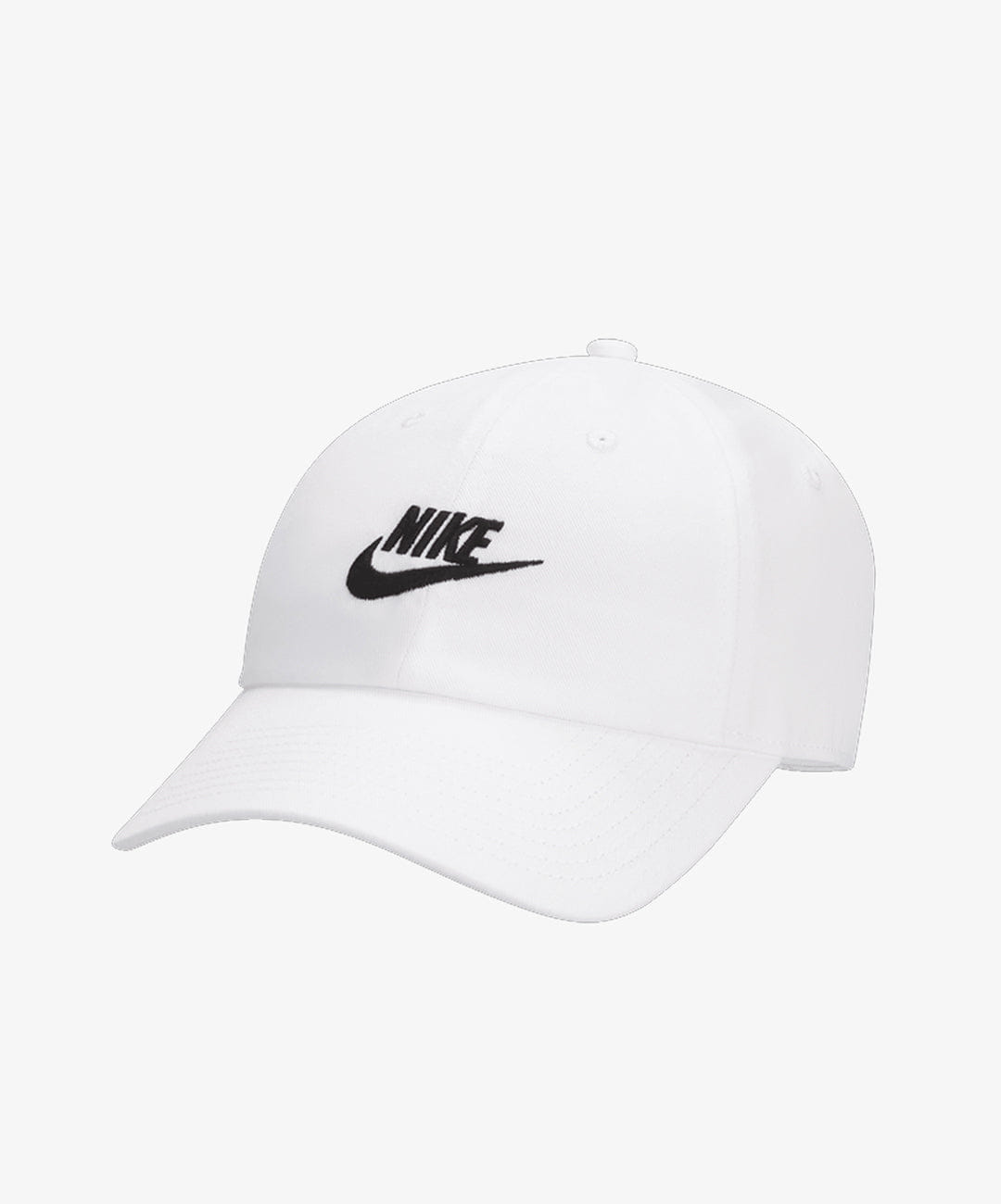 Nike CLUB UNSTRUCTURED FUTURA WASH CAP { WHITE/BLACK