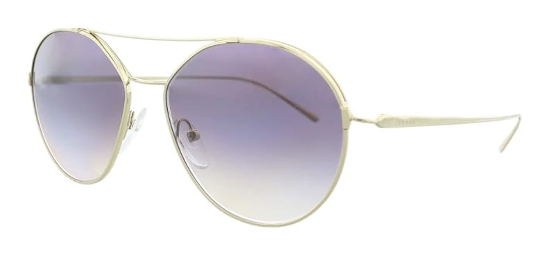 Prada Shield Sunglasses Gold (0PR 56US ZVNNJ0)