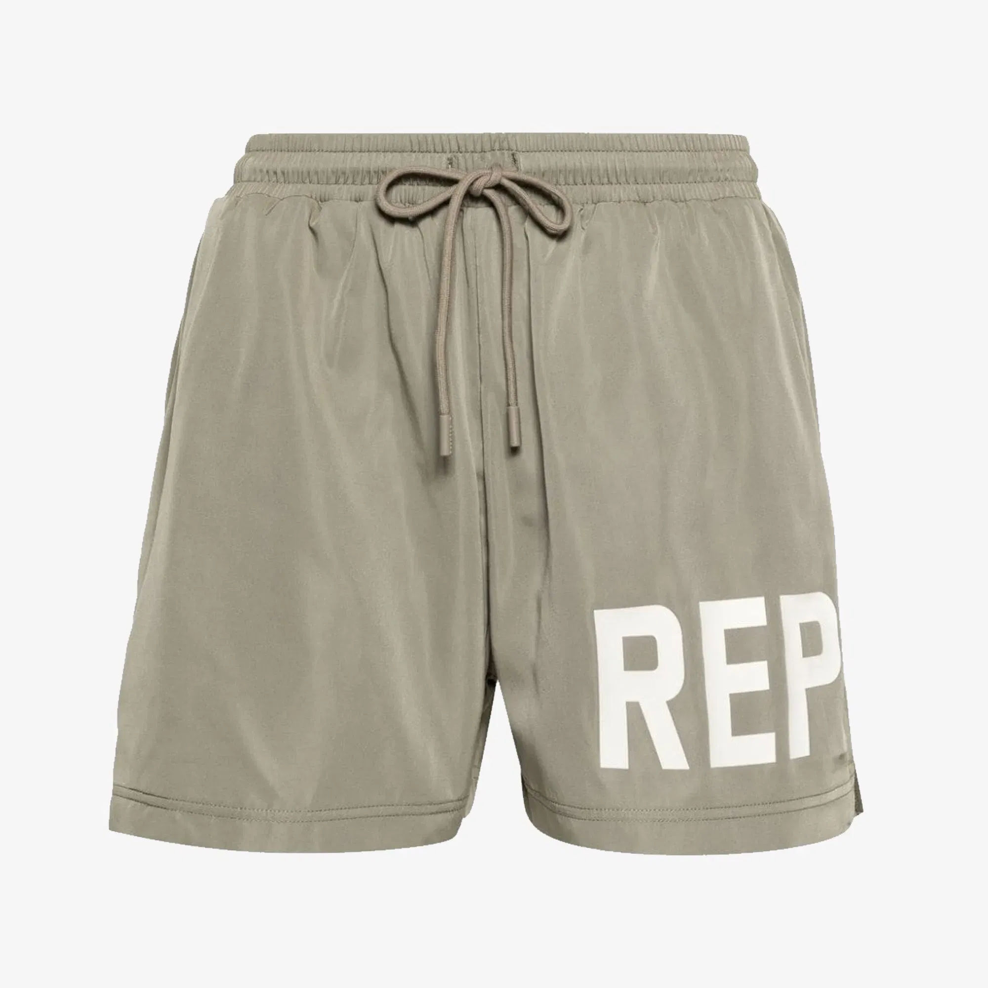 Represent SWIM SHORTS { KHAKI