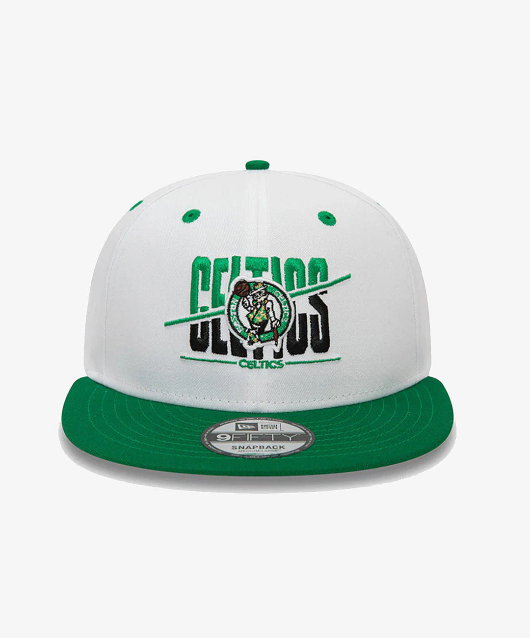 New Era BOSTON CELTICS CROWN 9FIFTY SNAPBACK CAP { WHITE