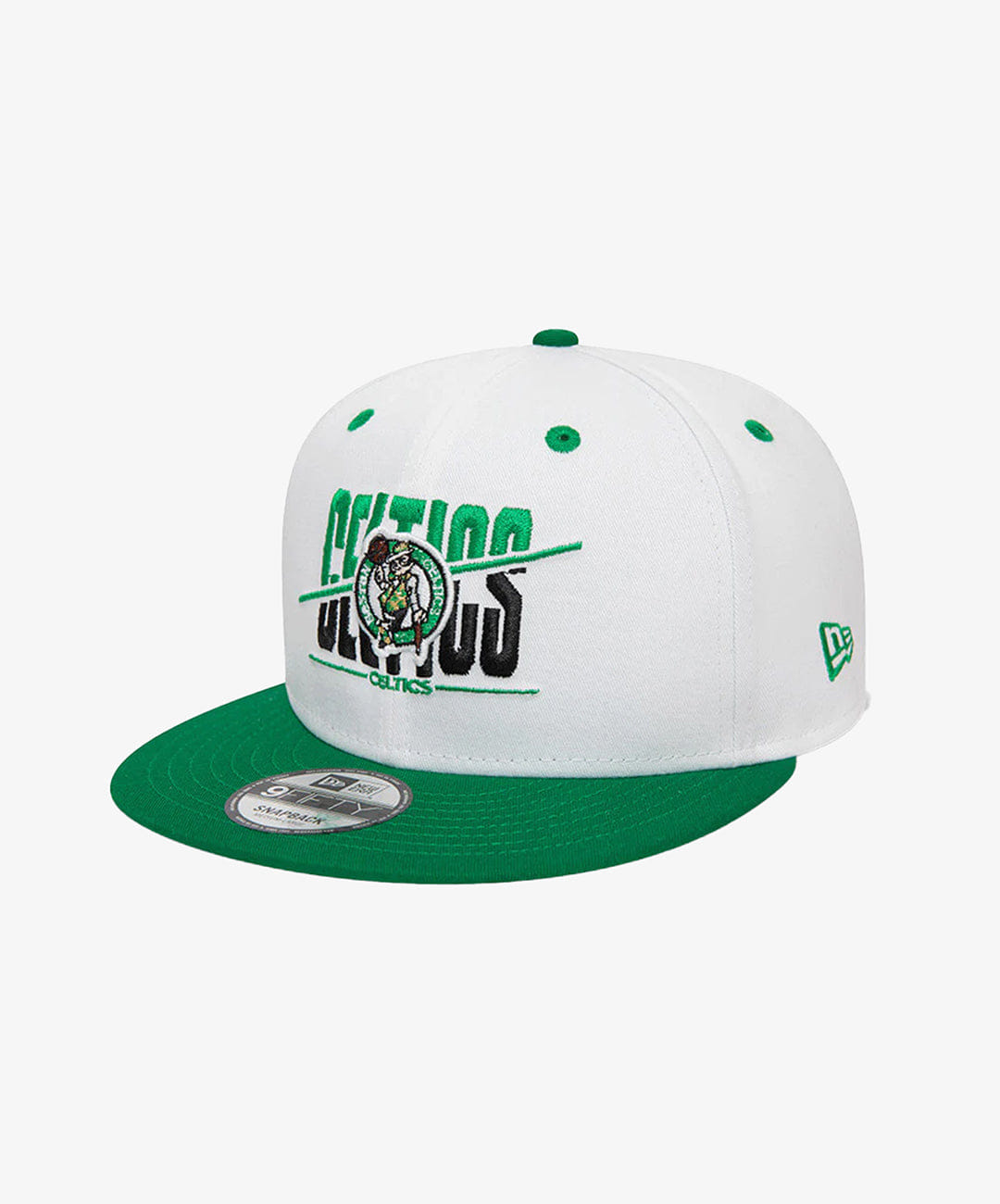 New Era BOSTON CELTICS CROWN 9FIFTY SNAPBACK CAP { WHITE