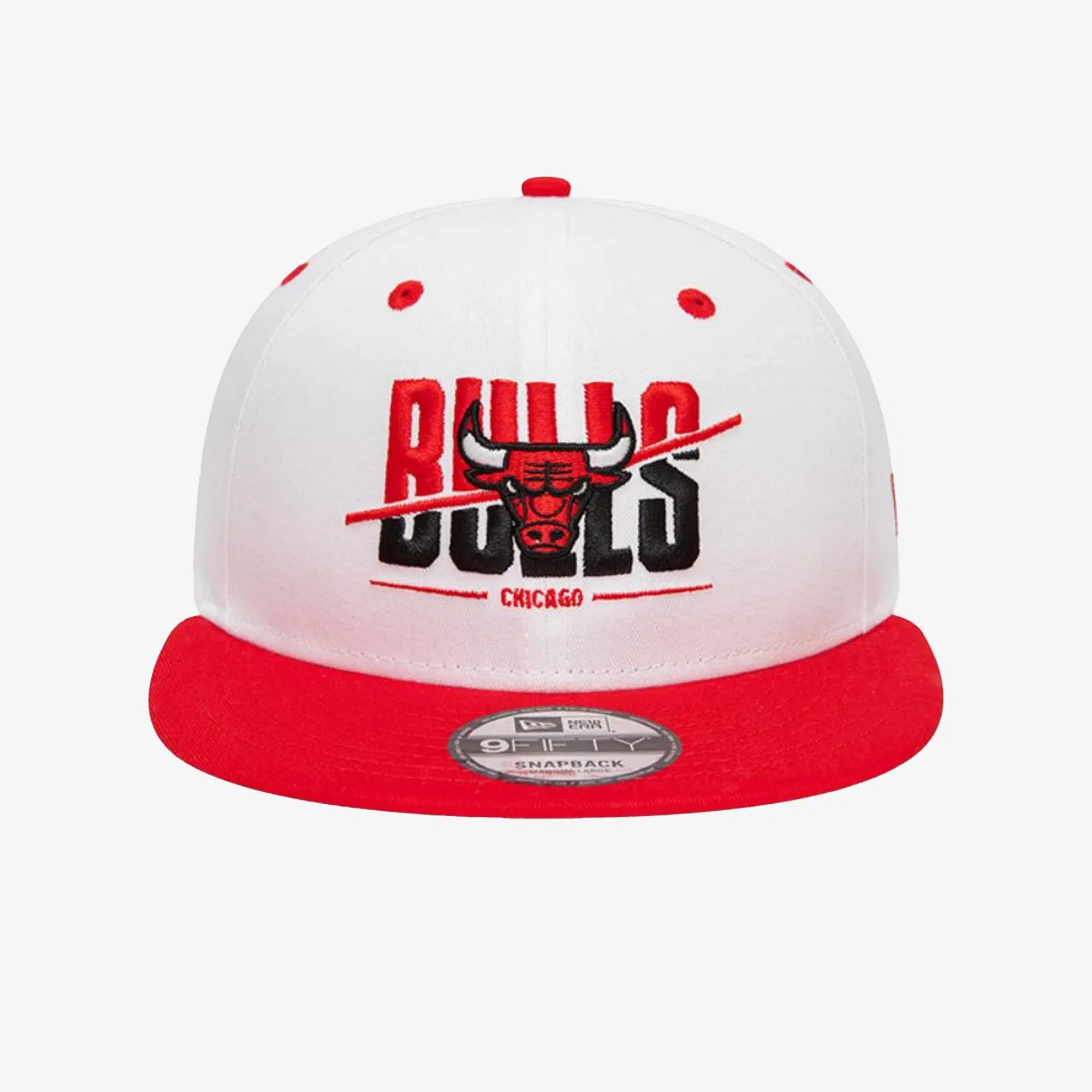 New Era JOCKEY CHICAGO BULLS NBA 9FIFTY { WHITE/RED