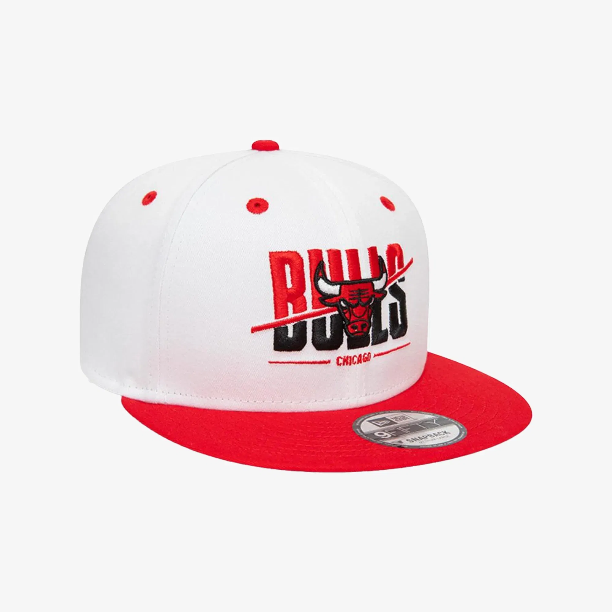 New Era JOCKEY CHICAGO BULLS NBA 9FIFTY { WHITE/RED