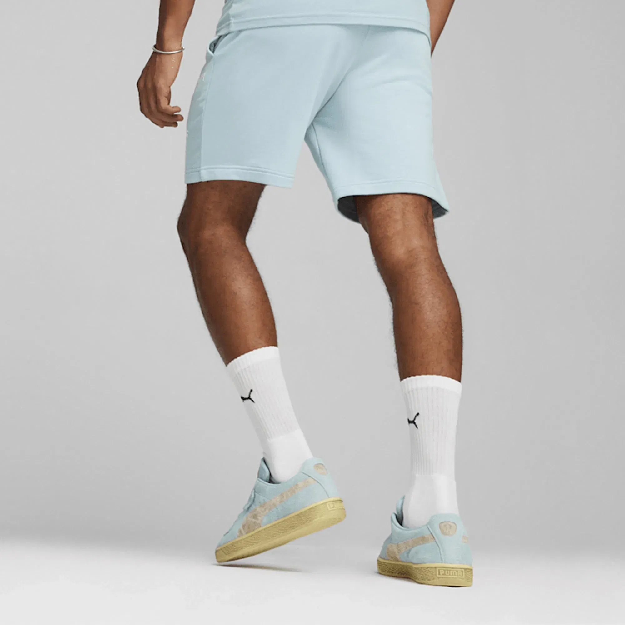 Puma X PALM TREE CREW SHORTS { BLUE