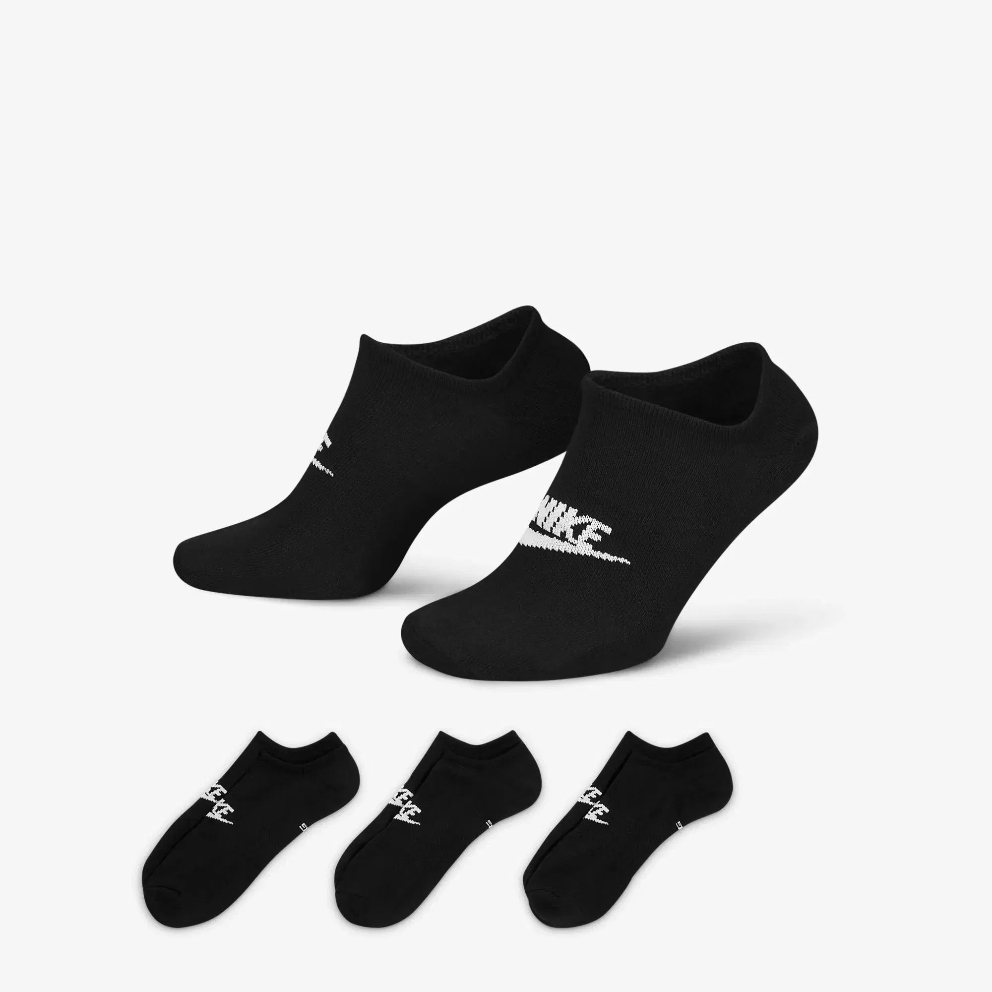 Nike SPORTSWEAR EVERYDAY ESSENTIAL { BLACK/WHITE