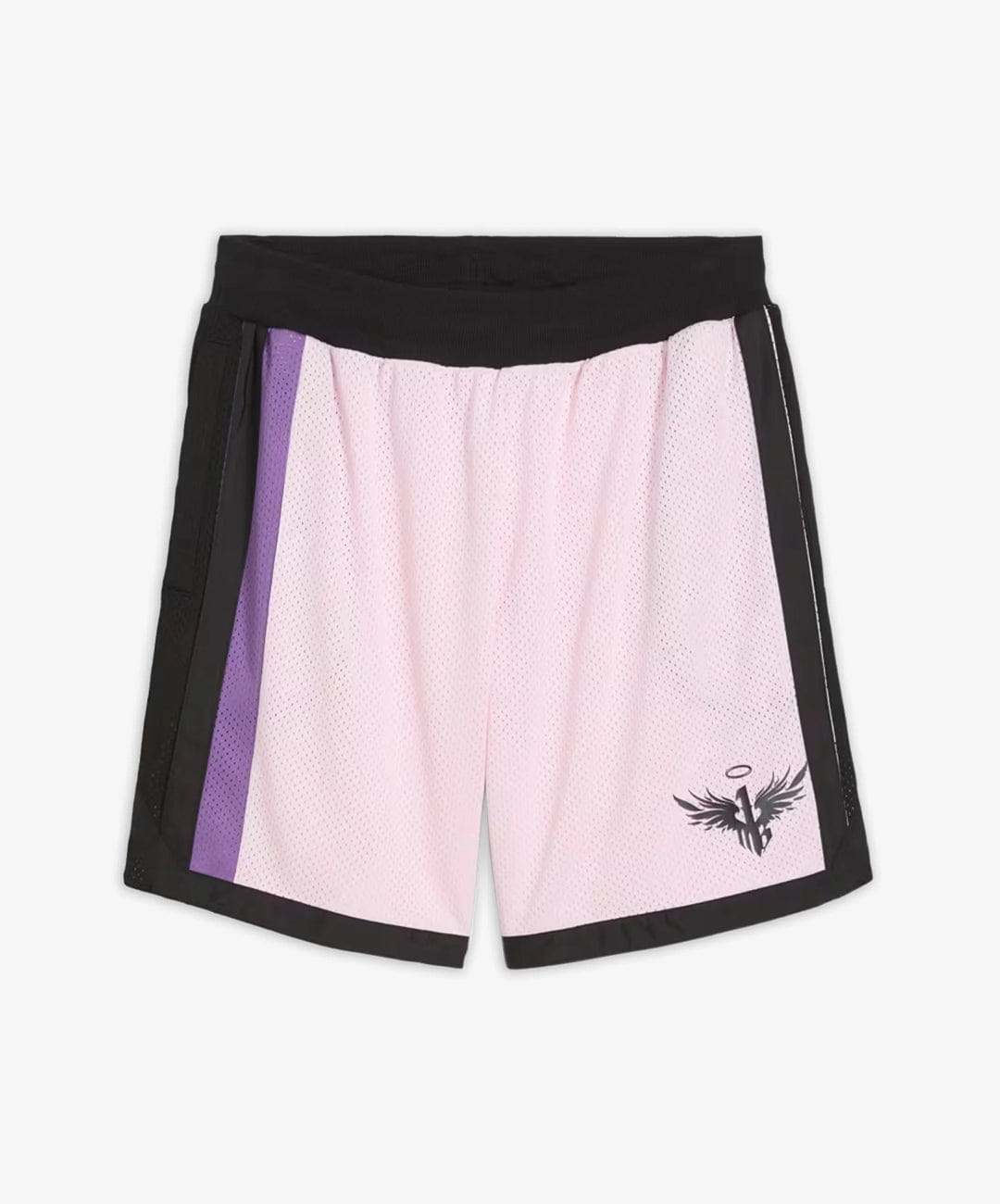 Puma MELO IRIDESCENT MESH SHORTS { WHISP OF PINK