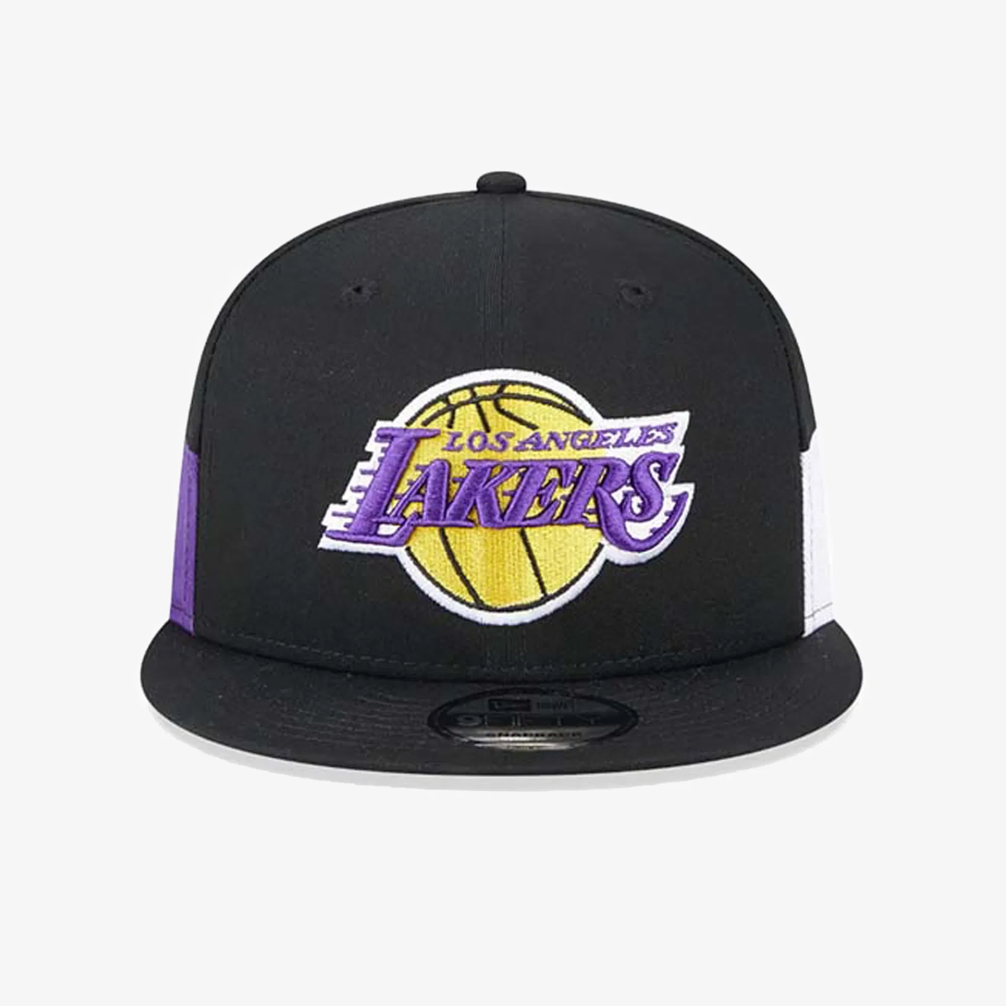 New Era LA LAKERS MULTI PATCH BLACK 9FIFTY SNAPBACK CAP { BLACK