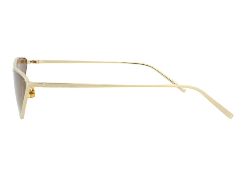 Saint Laurent Cat Eye Sunglasses Gold/Brown (SL487-30011583-003)
