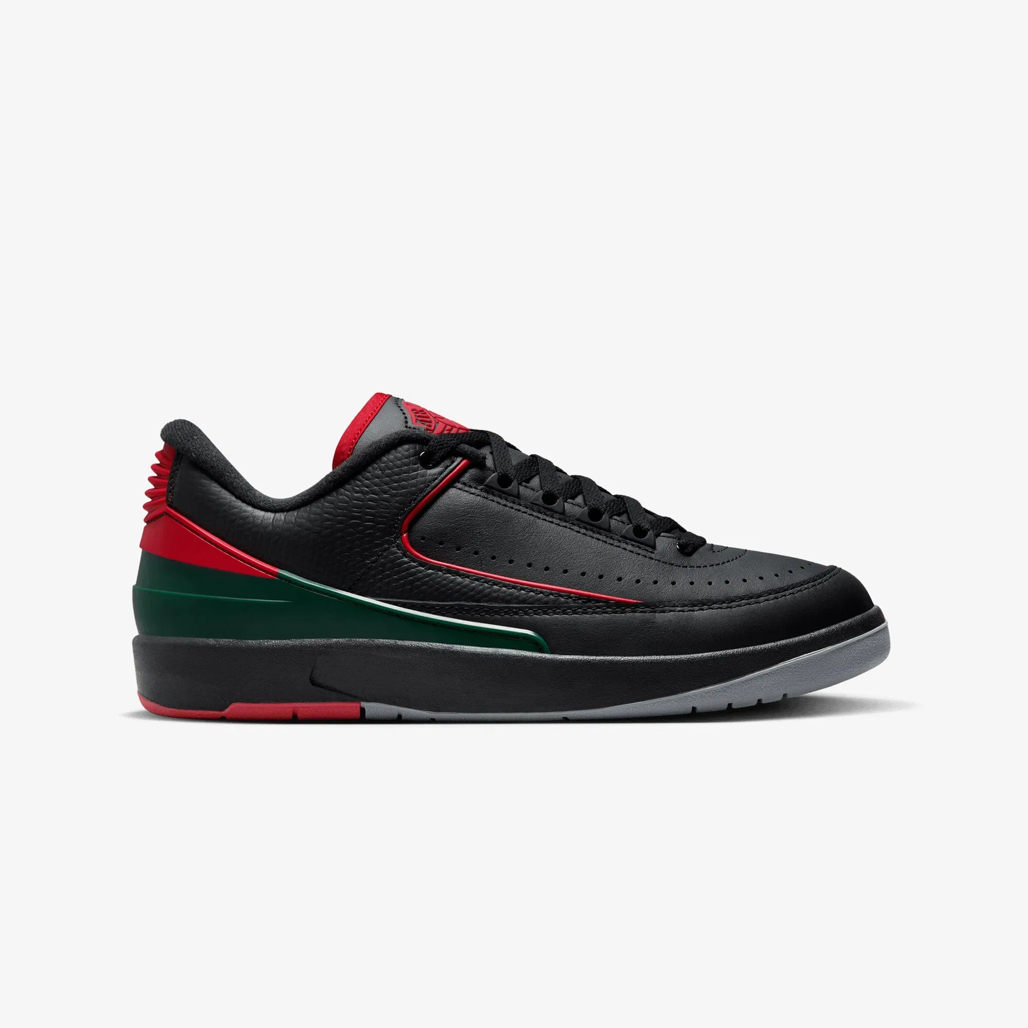 Jordan AIR JORDAN 2 RETRO 'LOW 'BLACK/FIRE RED-FIR-CEMENT GREY'