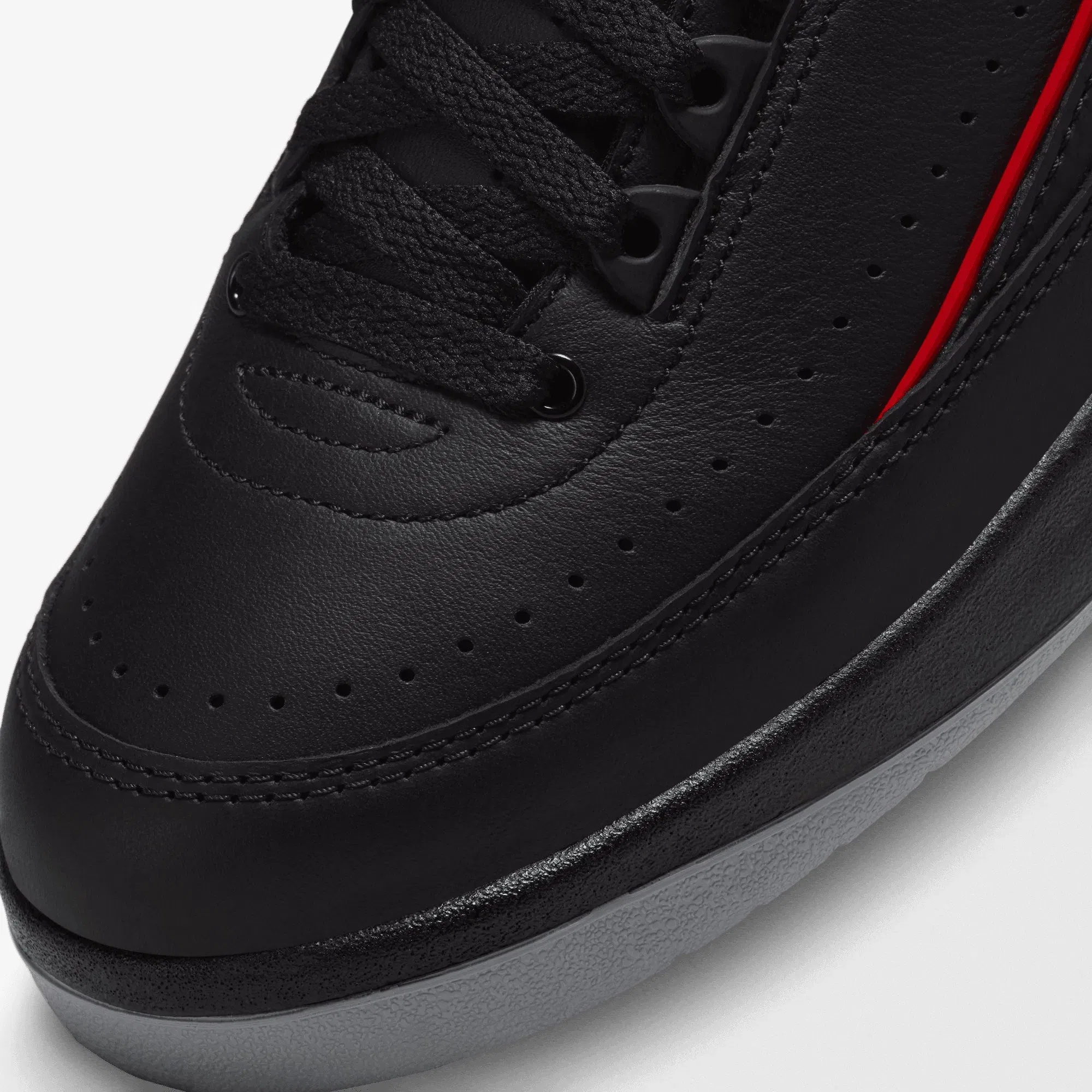 Jordan AIR JORDAN 2 RETRO 'LOW 'BLACK/FIRE RED-FIR-CEMENT GREY'