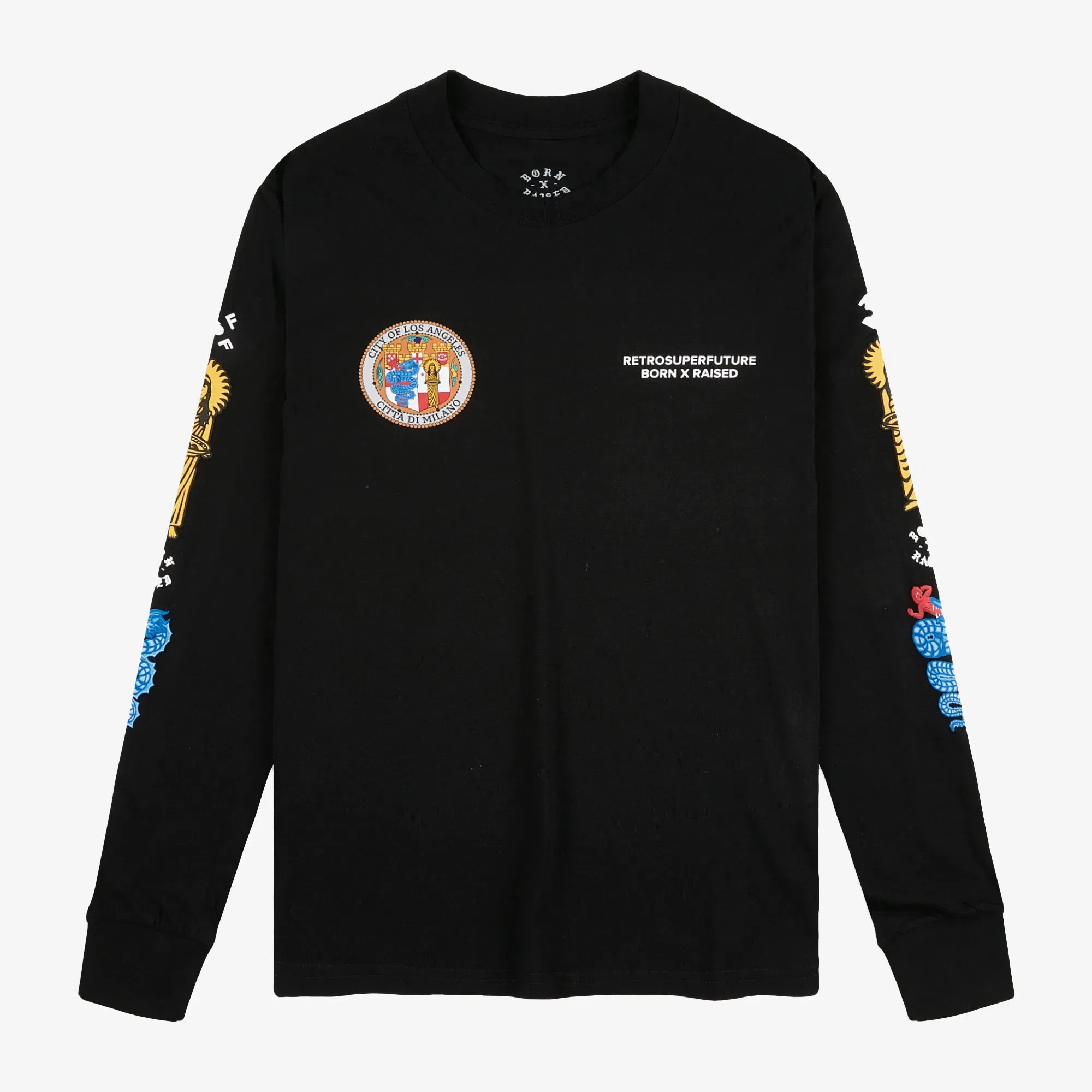 Retrosuperfuture BORN X RAISED LONGSLEEVE { BLACK